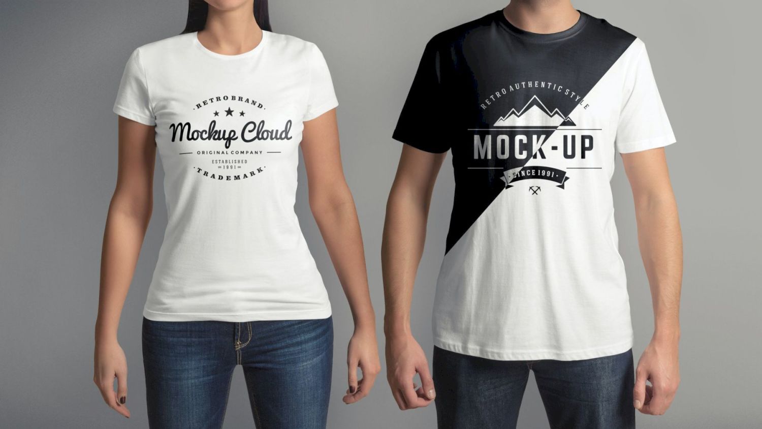 T恤样机套装 T-Shirt Mockup Set插图