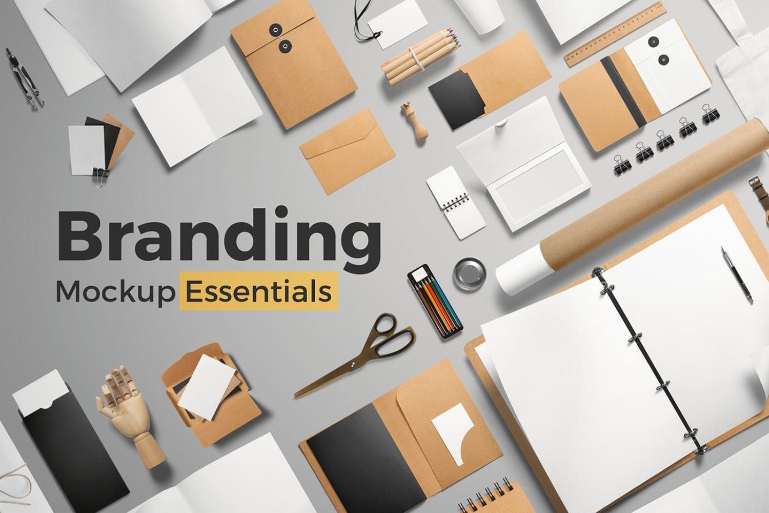 品牌样机元素 Branding Mockup Essentials插图