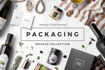 包装场景样机集合 Packaging Mockup Collection