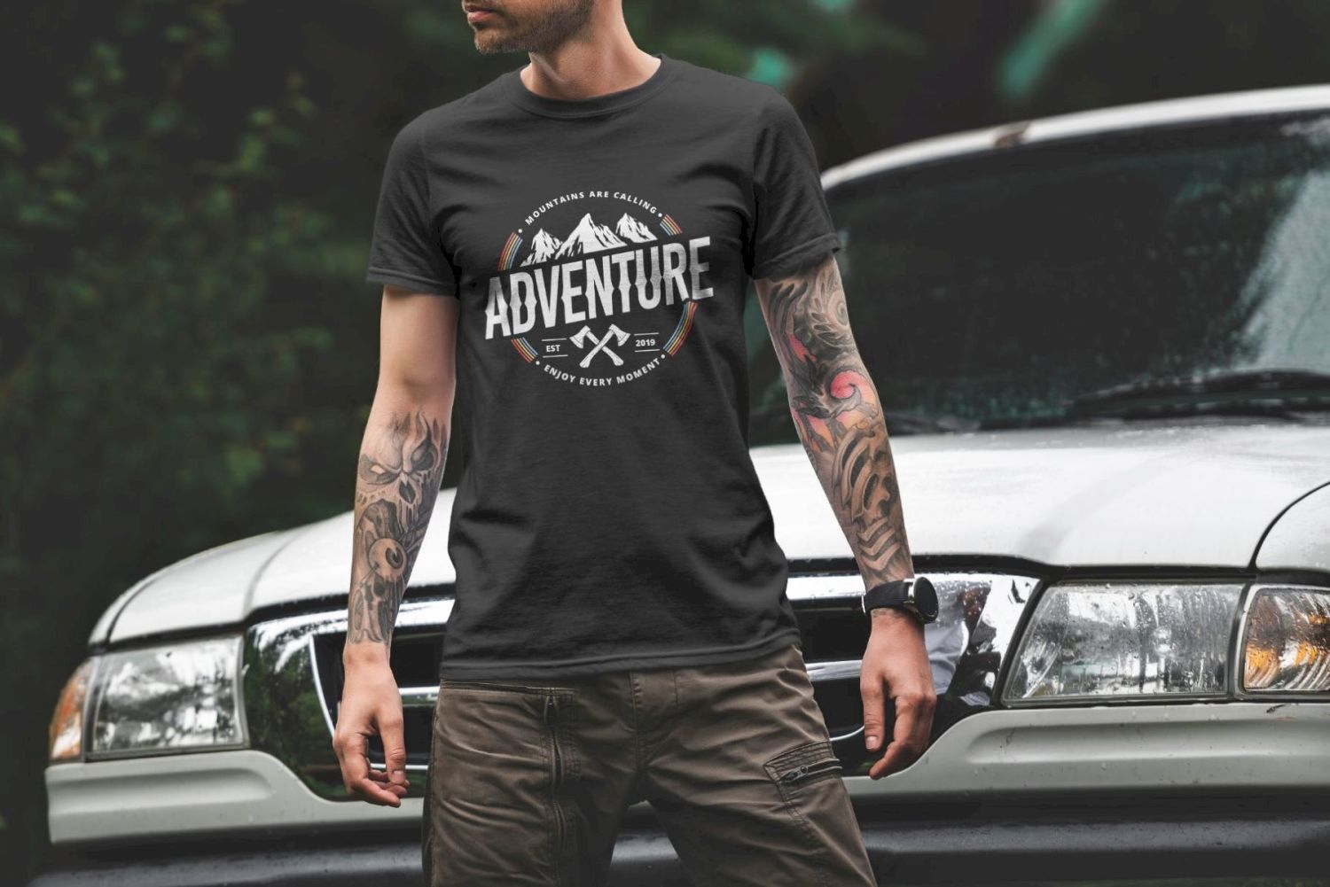 T恤样机冒险版 T-Shirt Mockup Adventure Edition插图11