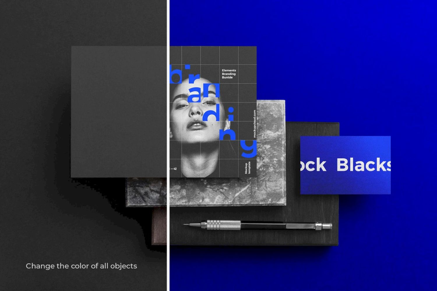 品牌样机套件 Blackstock Branding Mockup插图9