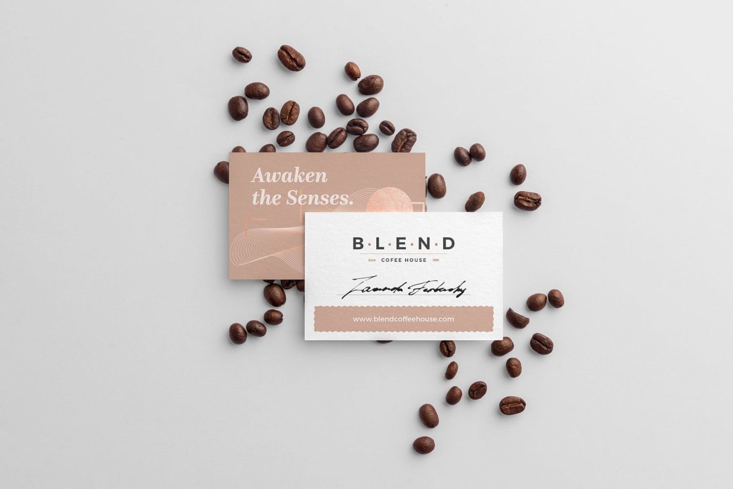 咖啡馆品牌样机 Blend – Coffeehouse Branding Mockup插图29
