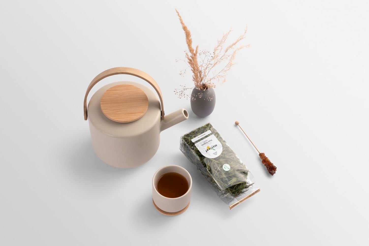 茶馆品牌样机套件 Hotleaf – Teahouse Branding Mockup Kit插图9