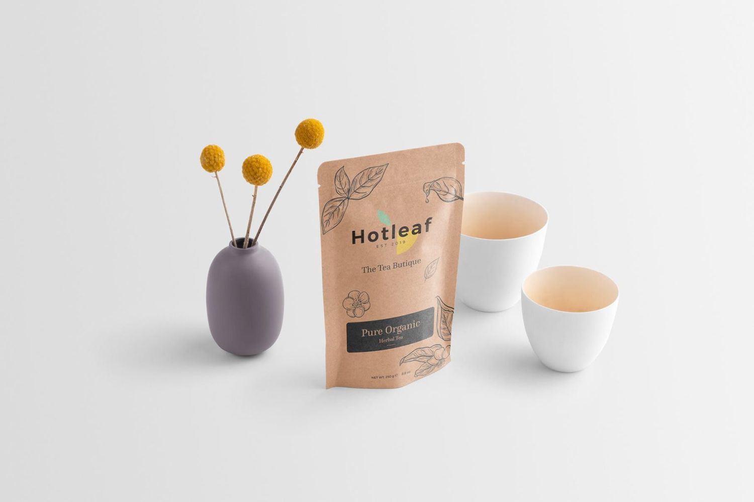 茶馆品牌样机套件 Hotleaf – Teahouse Branding Mockup Kit插图13
