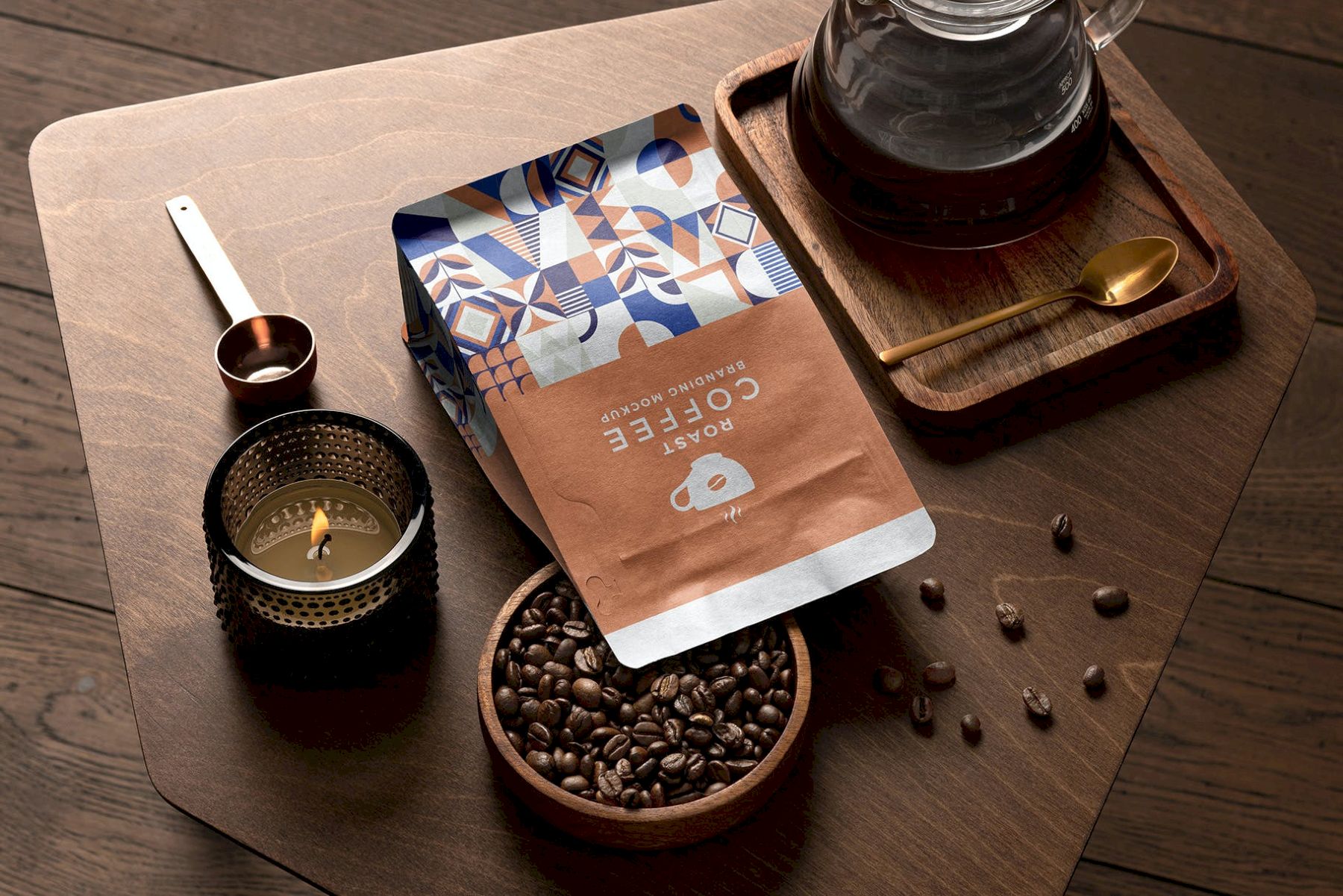 咖啡品牌样机 Roast – Coffee Branding Mockups插图
