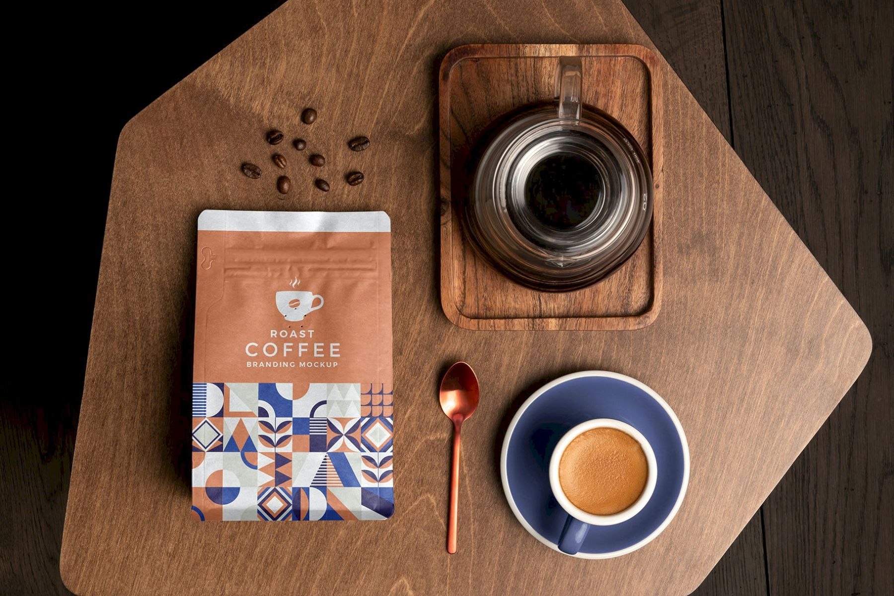咖啡品牌样机 Roast – Coffee Branding Mockups插图3