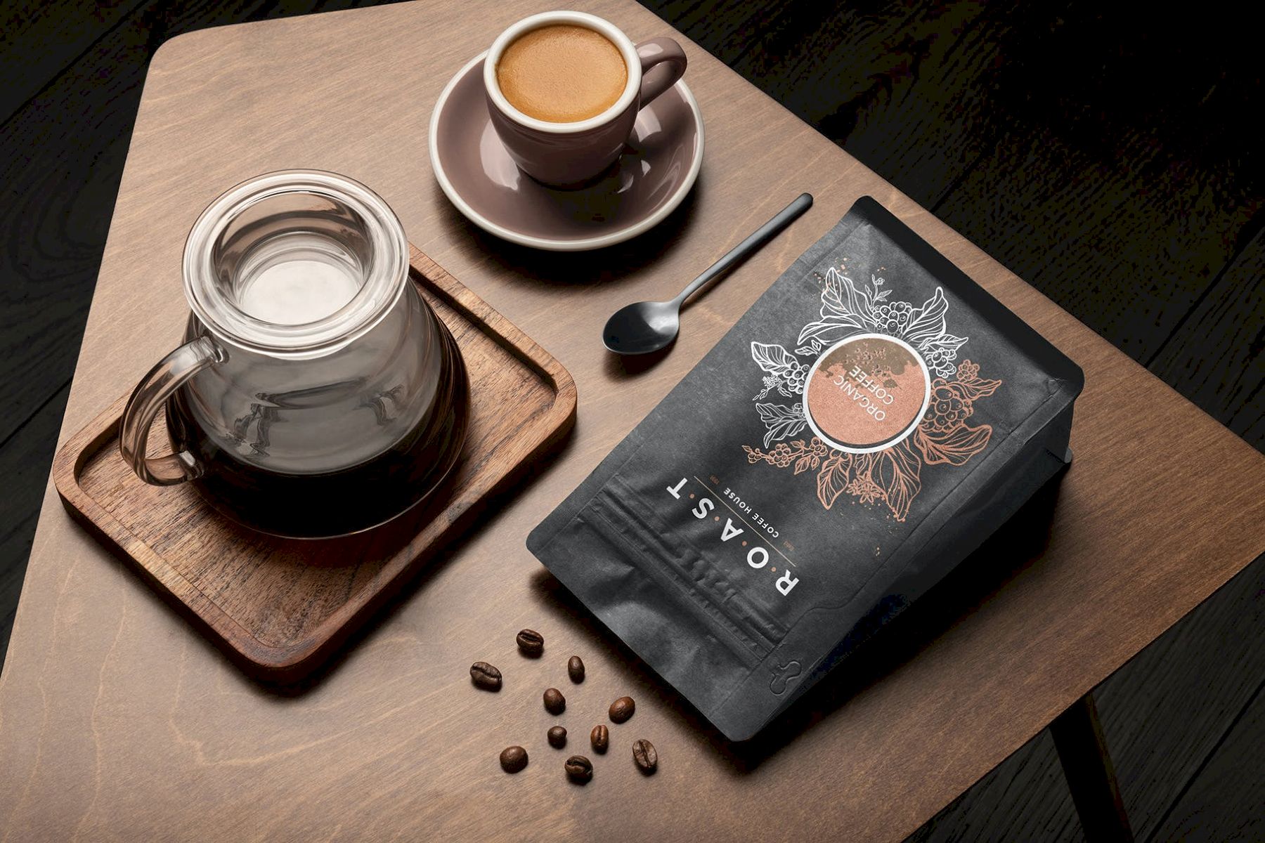 咖啡品牌样机 Roast – Coffee Branding Mockups插图17
