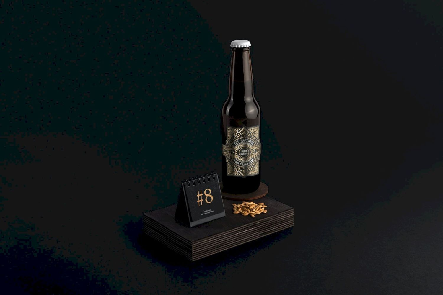 精酿啤酒包装样机 Craft Beer Packaging Mockups插图33