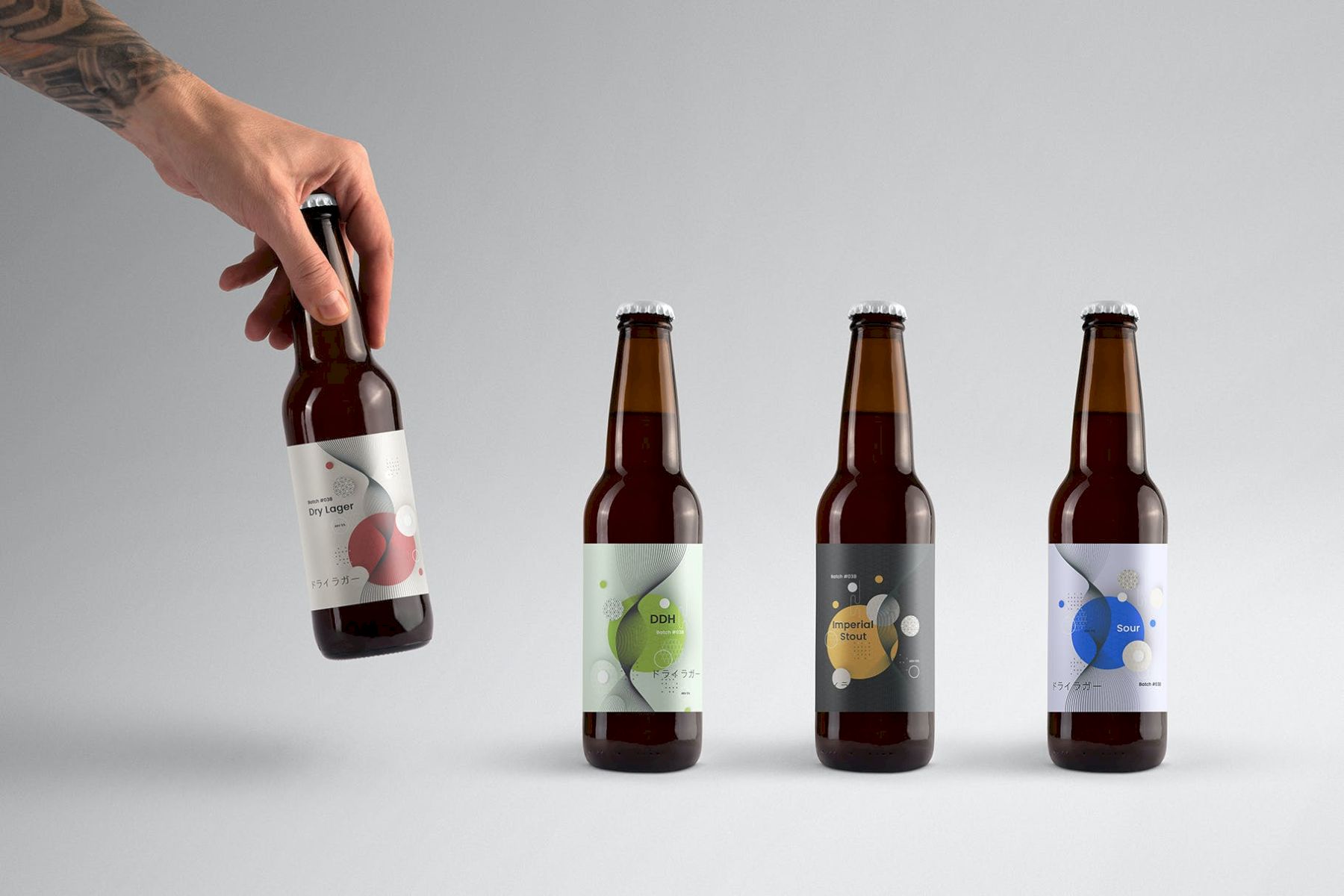 精酿啤酒包装样机 Craft Beer Packaging Mockups插图47