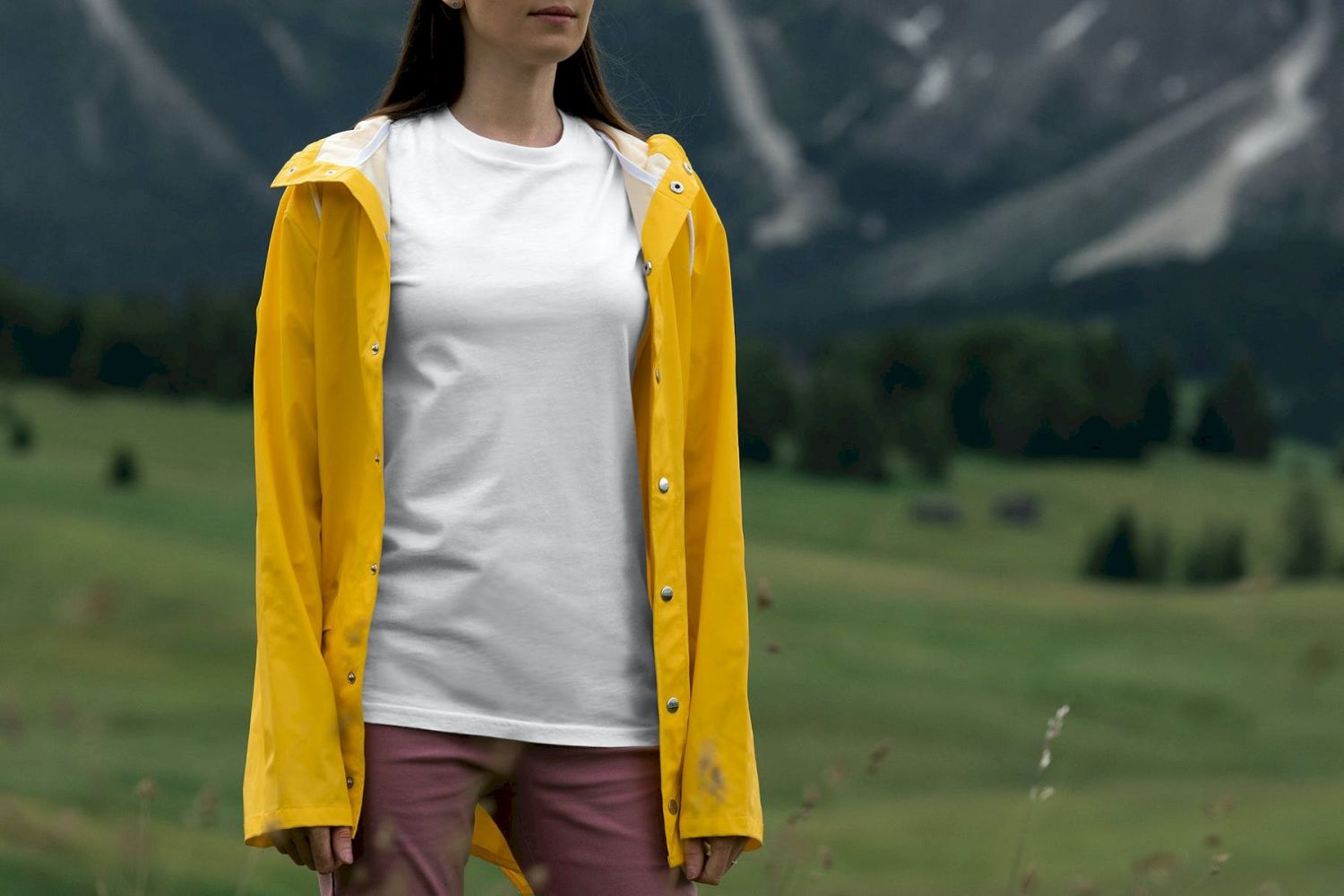 T恤样机阿尔卑斯版 T-Shirt Mockup Alpine Edition插图10