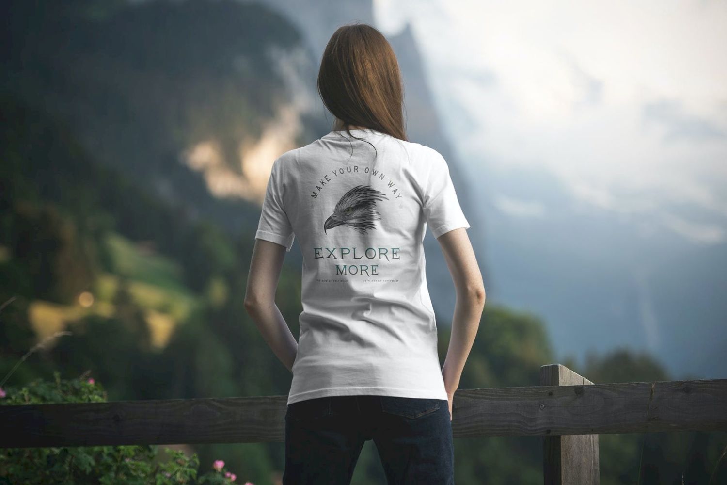 T恤样机阿尔卑斯版 T-Shirt Mockup Alpine Edition插图21