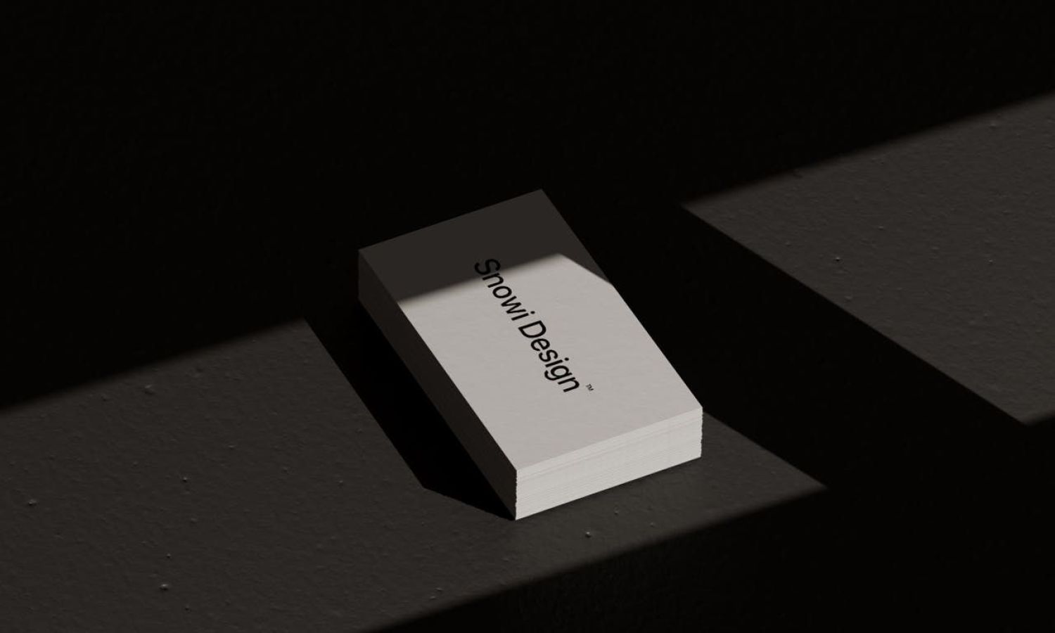 影子名片样机包 Shadow Business Card Mockup Pack插图
