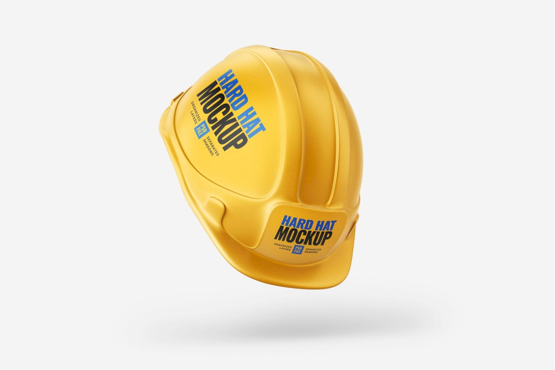 建筑安全帽样机集 Construction Hard Hat Mockup Set插图6