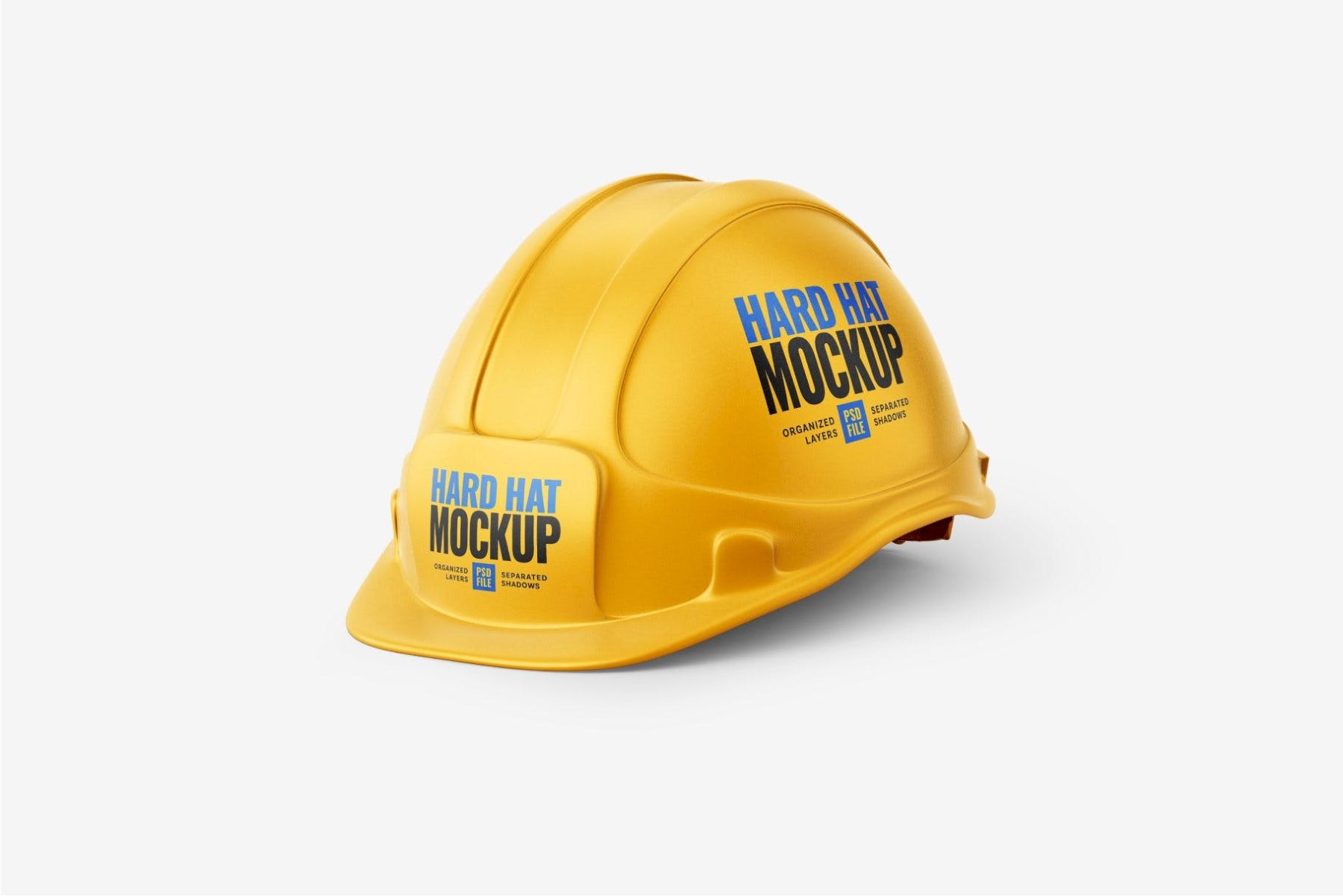 建筑安全帽样机集 Construction Hard Hat Mockup Set插图9