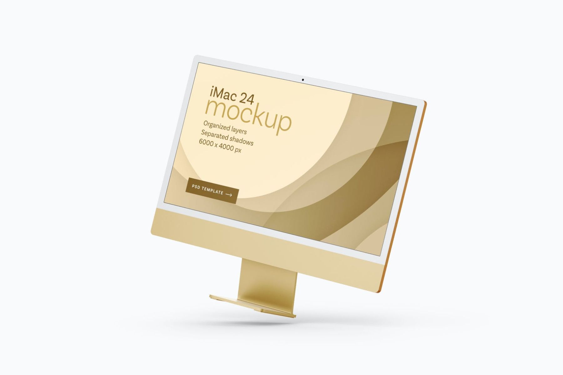 全新 iMac 24 英寸样机套装2021 The New iMac 24” Mockup Set 2021插图2