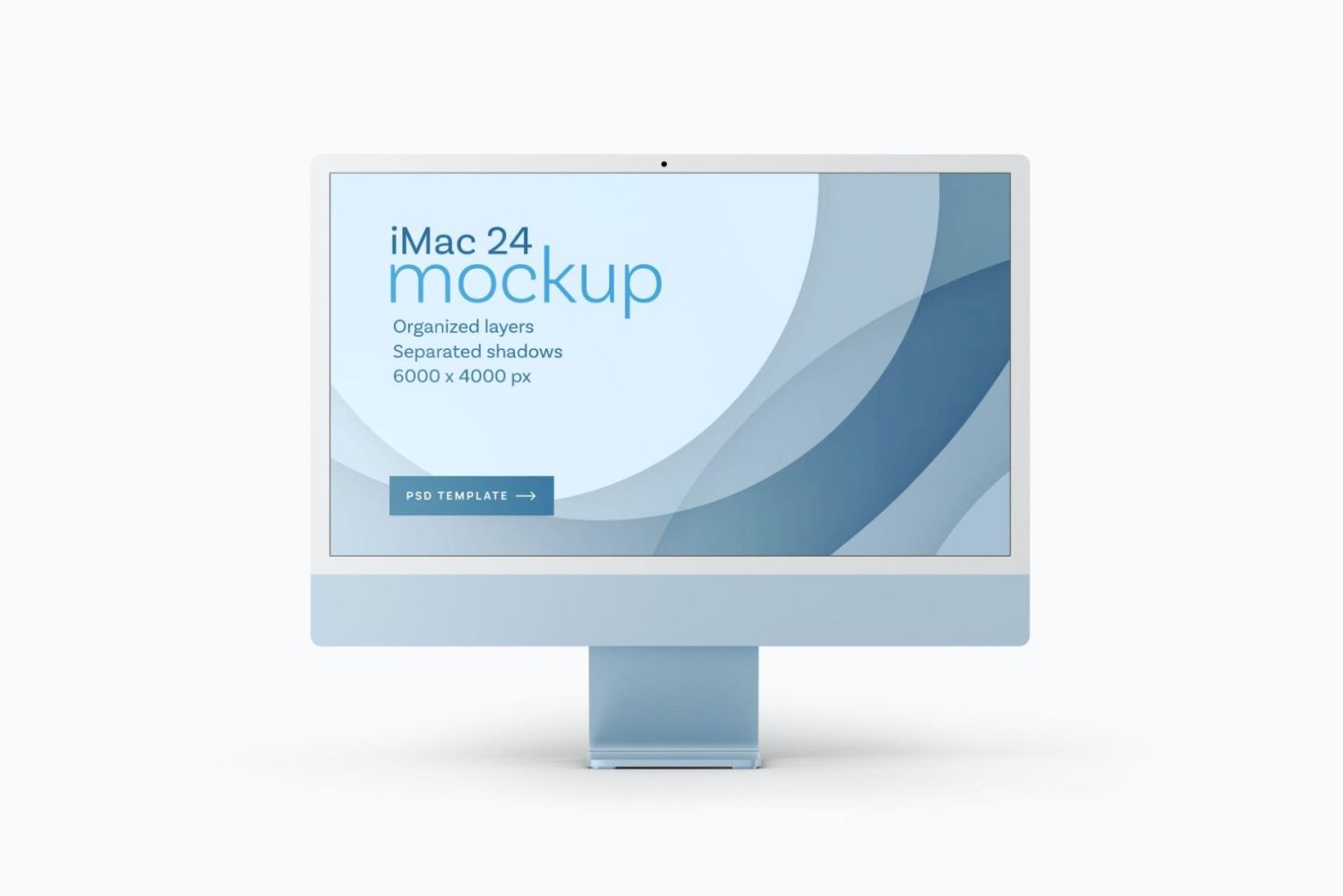 全新 iMac 24 英寸样机套装2021 The New iMac 24” Mockup Set 2021插图5
