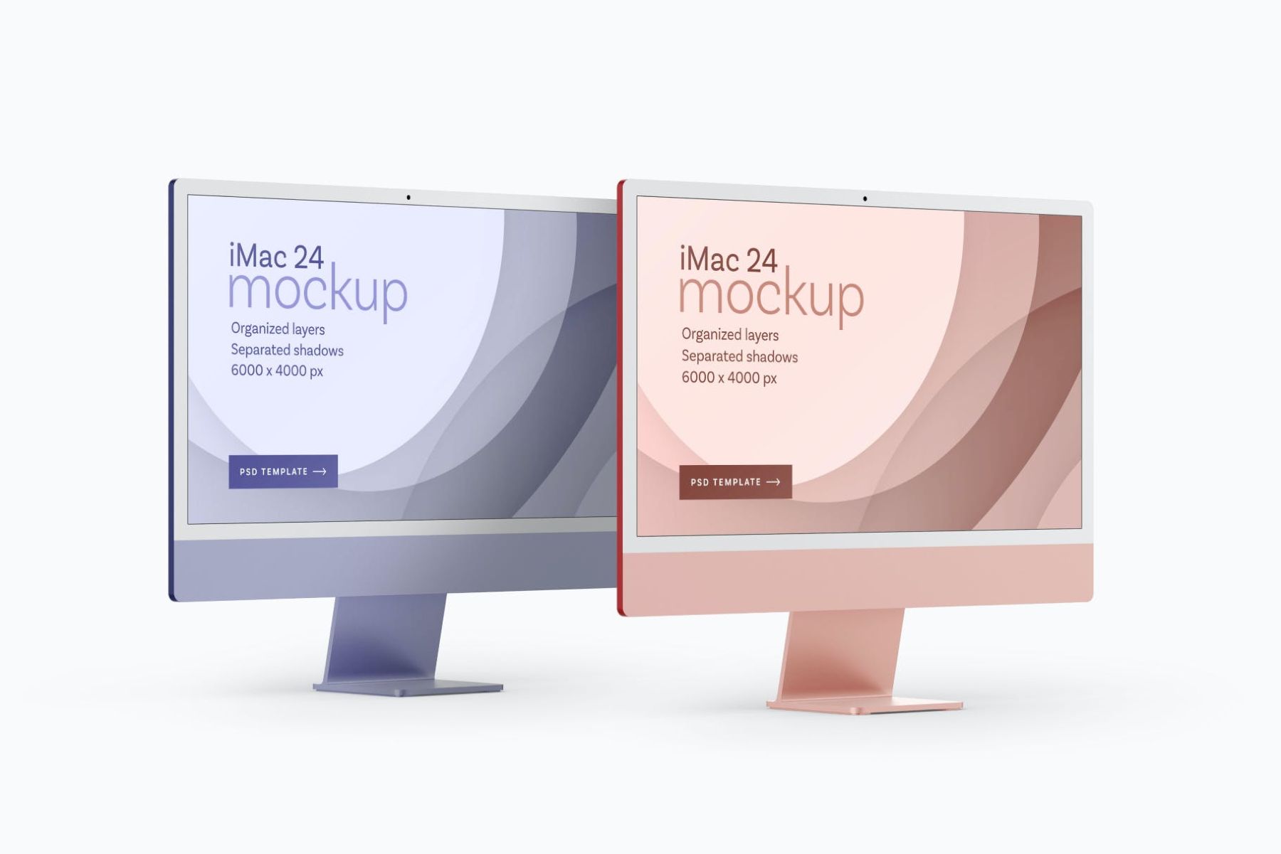 全新 iMac 24 英寸样机套装2021 The New iMac 24” Mockup Set 2021插图12