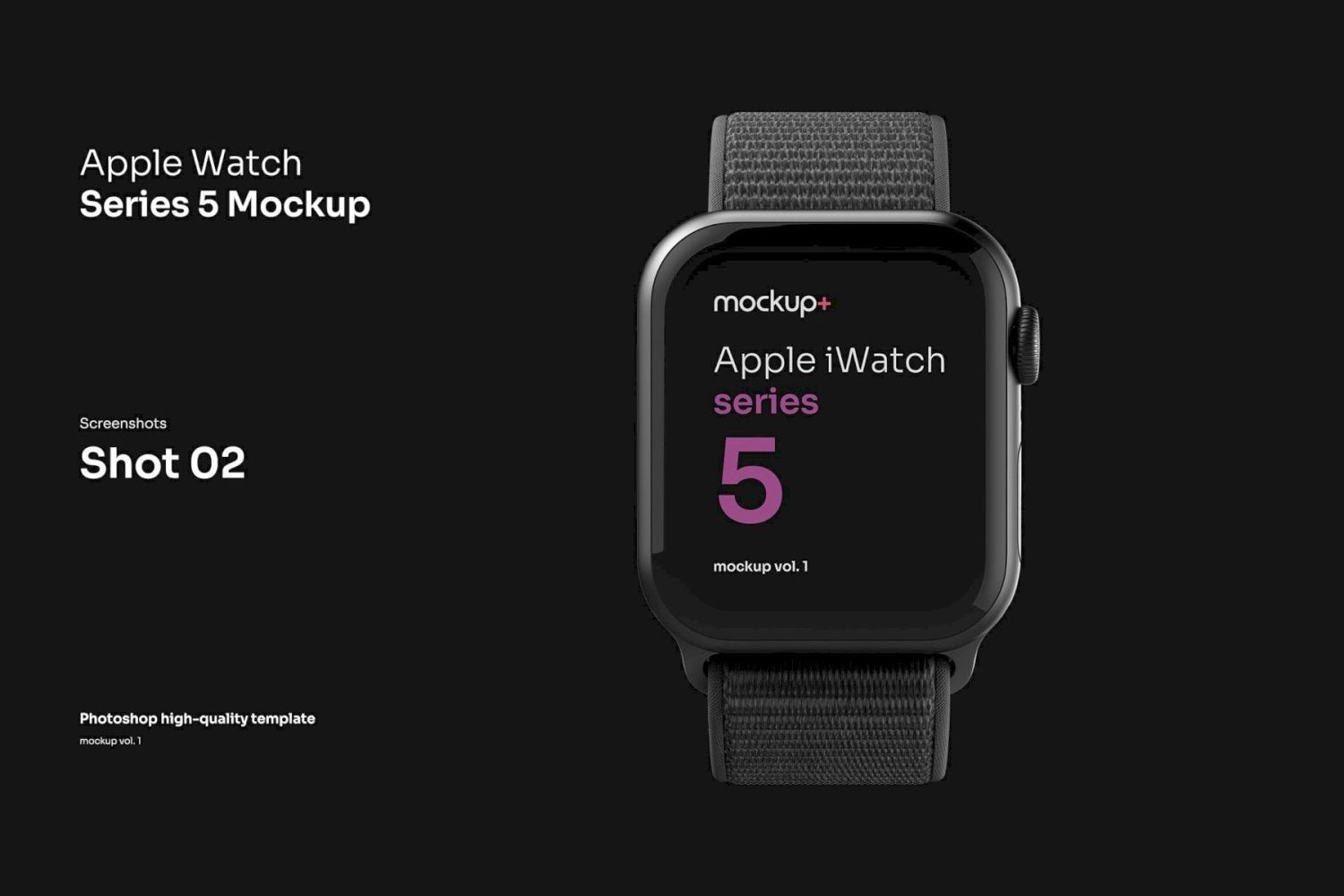 Apple Watch Series 5 样机 Apple Watch Series 5 Mockup插图2