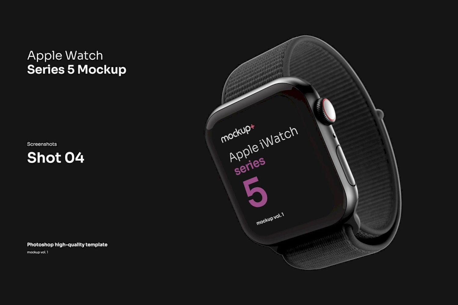 Apple Watch Series 5 样机 Apple Watch Series 5 Mockup插图4