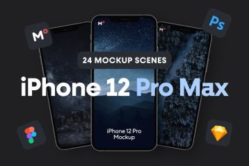 iPhone 12 Pro Max 样机 iPhone 12 Pro Max Mockups