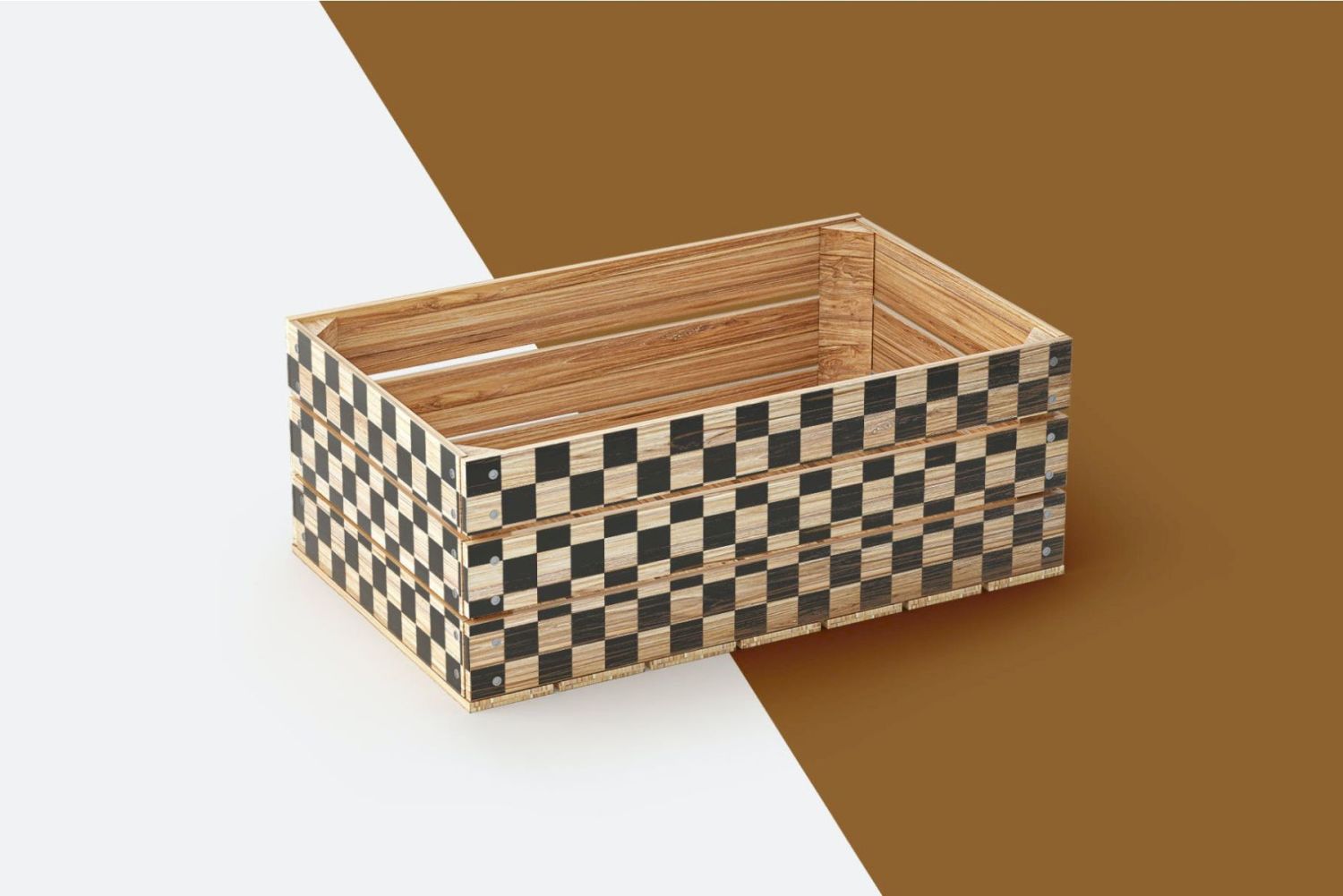 木箱样机套装 Wooden Crate Mockup Set插图4