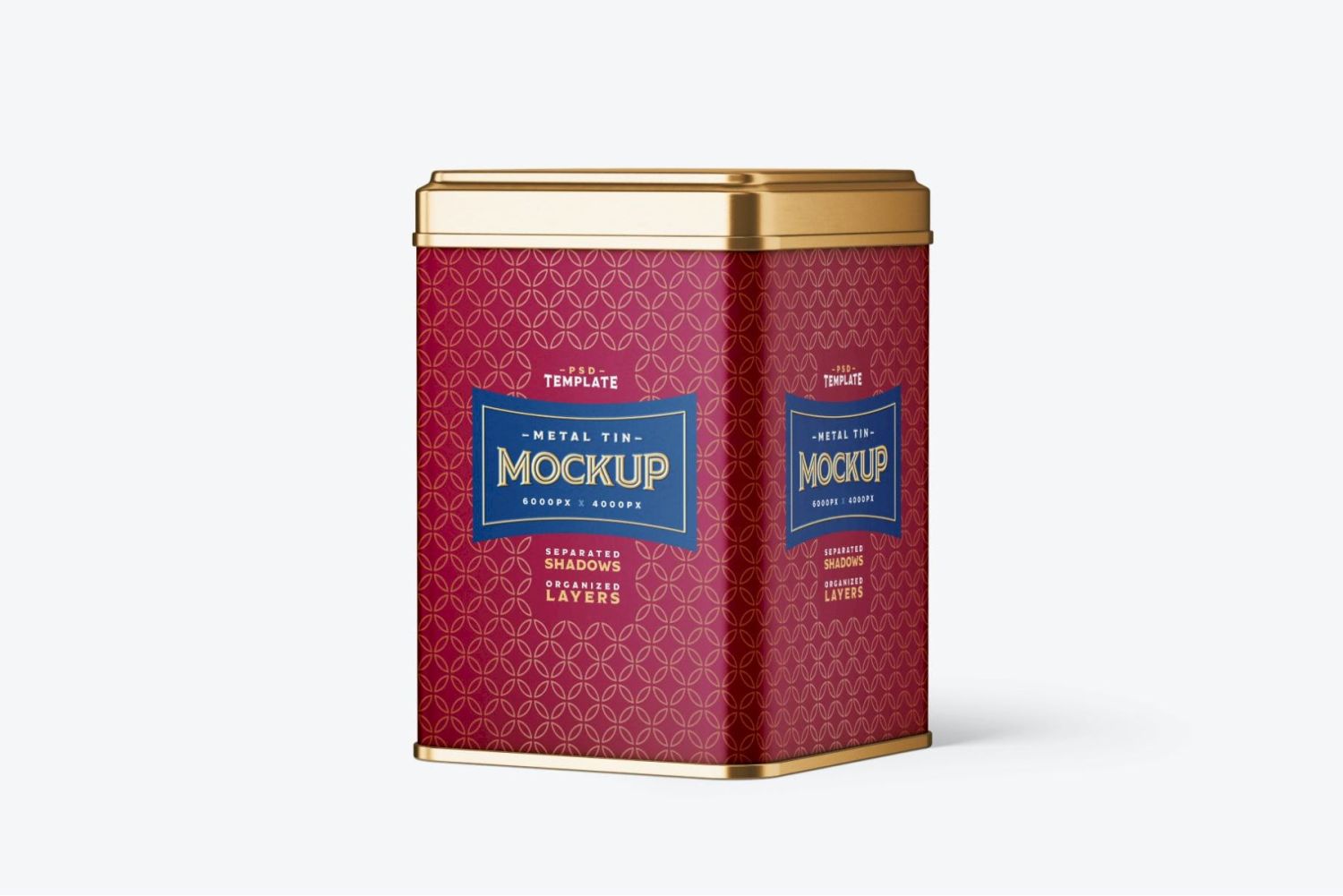 方形锡罐样机套装 Square Tin Can Mockup Set插图16