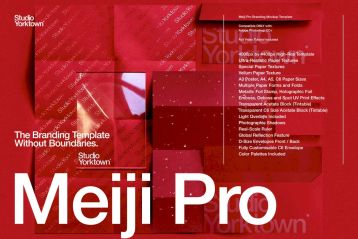 Meiji Pro 品牌样机模板 Meiji Pro Branding Mockup Template