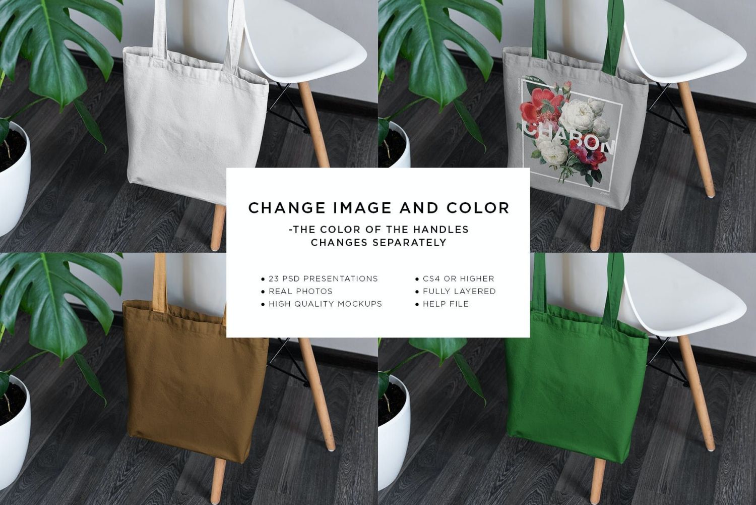 帆布手提包样机生活方式 Canvas Tote Bag Mock-Up Lifestyle插图15