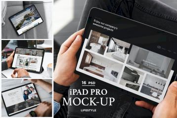 iPad Pro 响应式样机 iPad Pro Responsive Mock-Up
