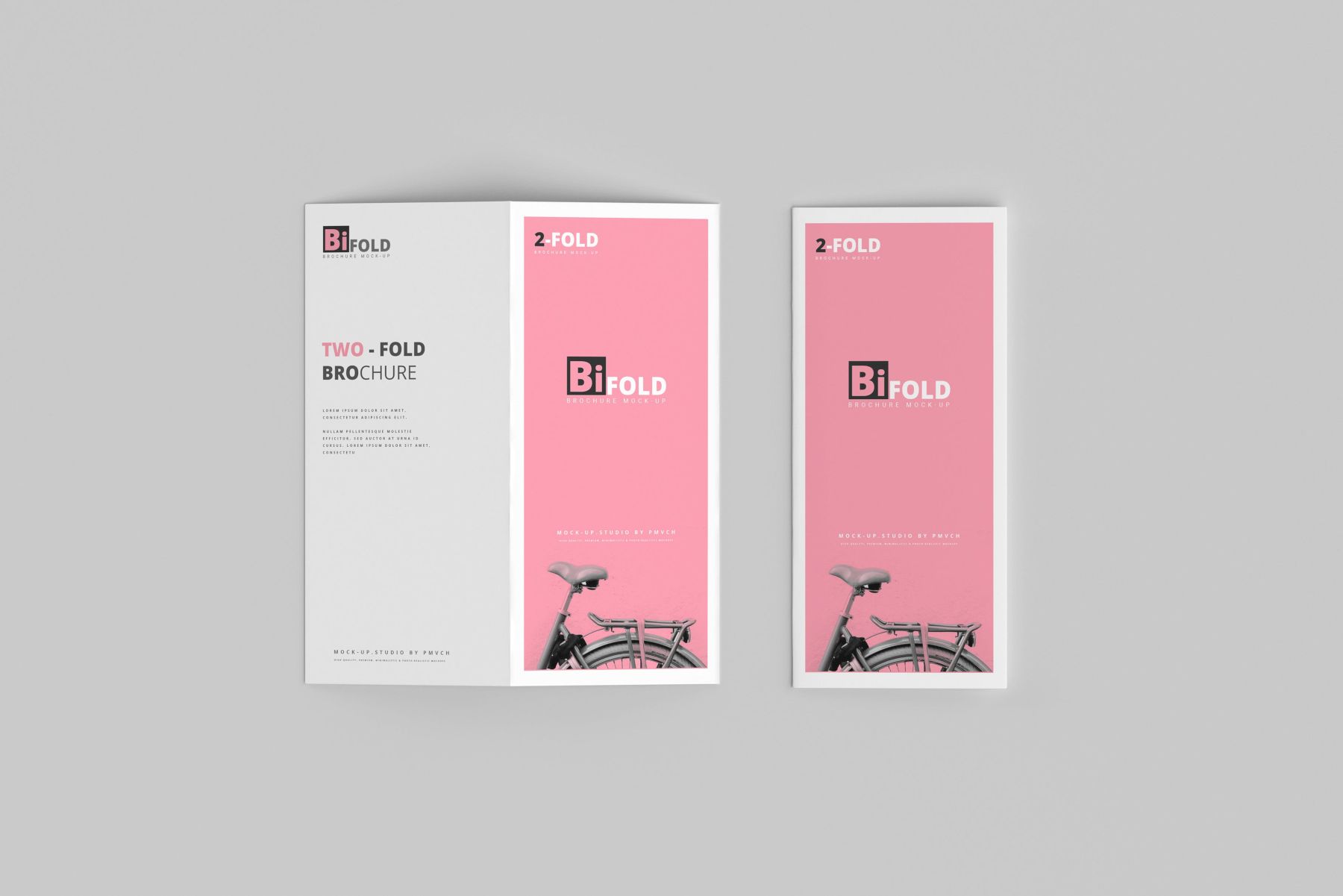 双折页手册样机 – Bi Fold DL Brochure Mockups – Bi Fold DL插图3