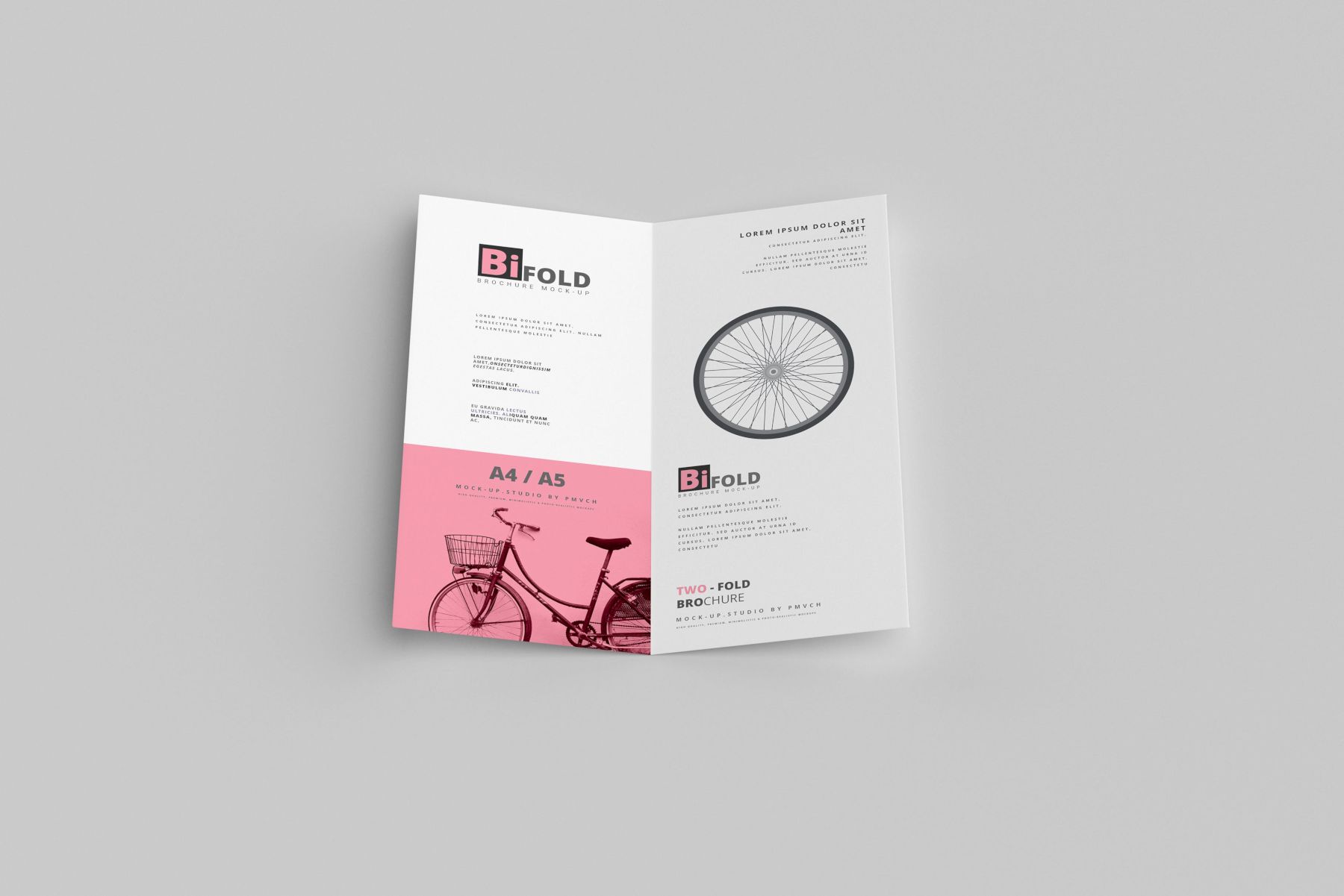 双折页手册样机 – Bi Fold DL Brochure Mockups – Bi Fold DL插图5