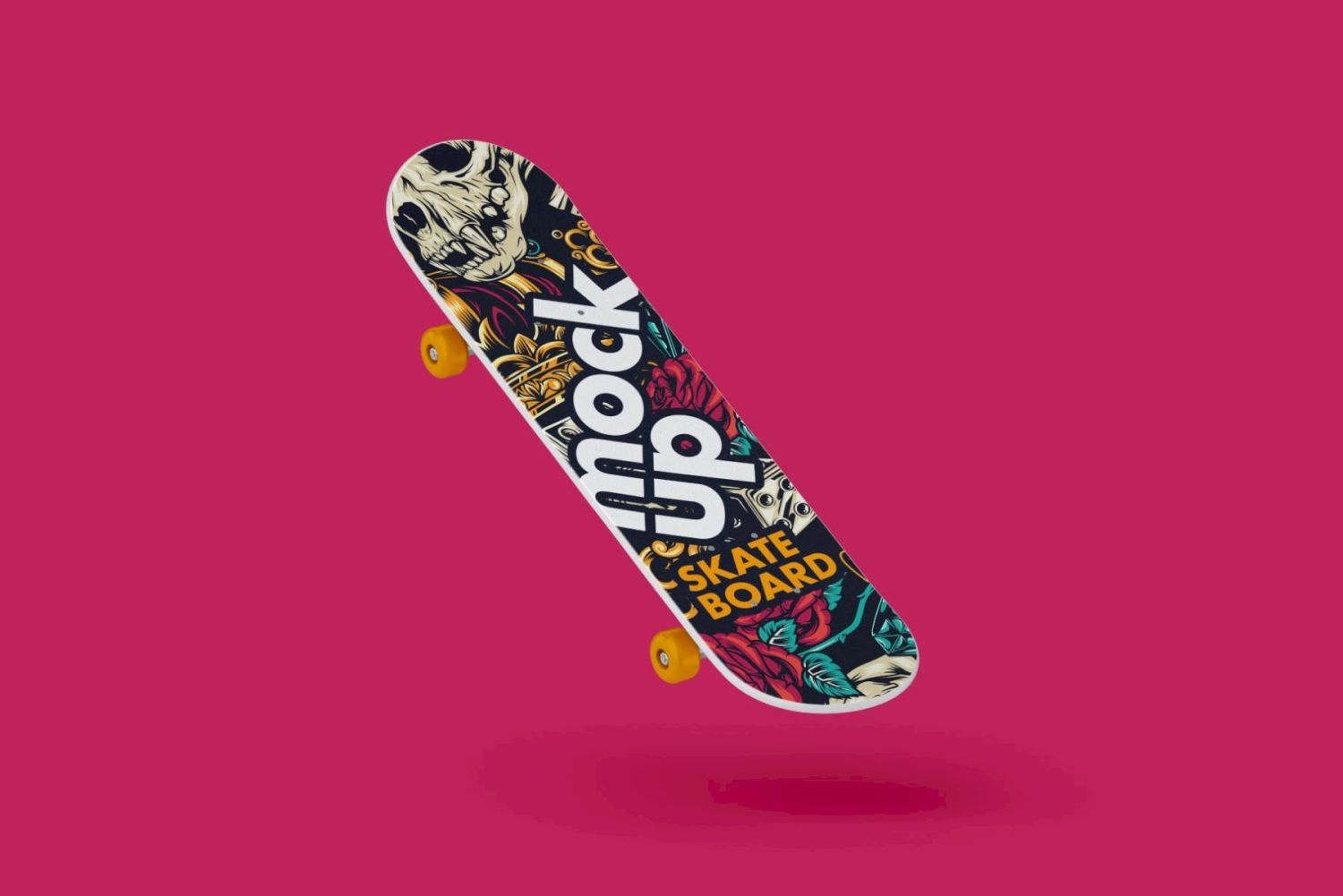 滑板样机套装 Skateboard Mockup Set插图5