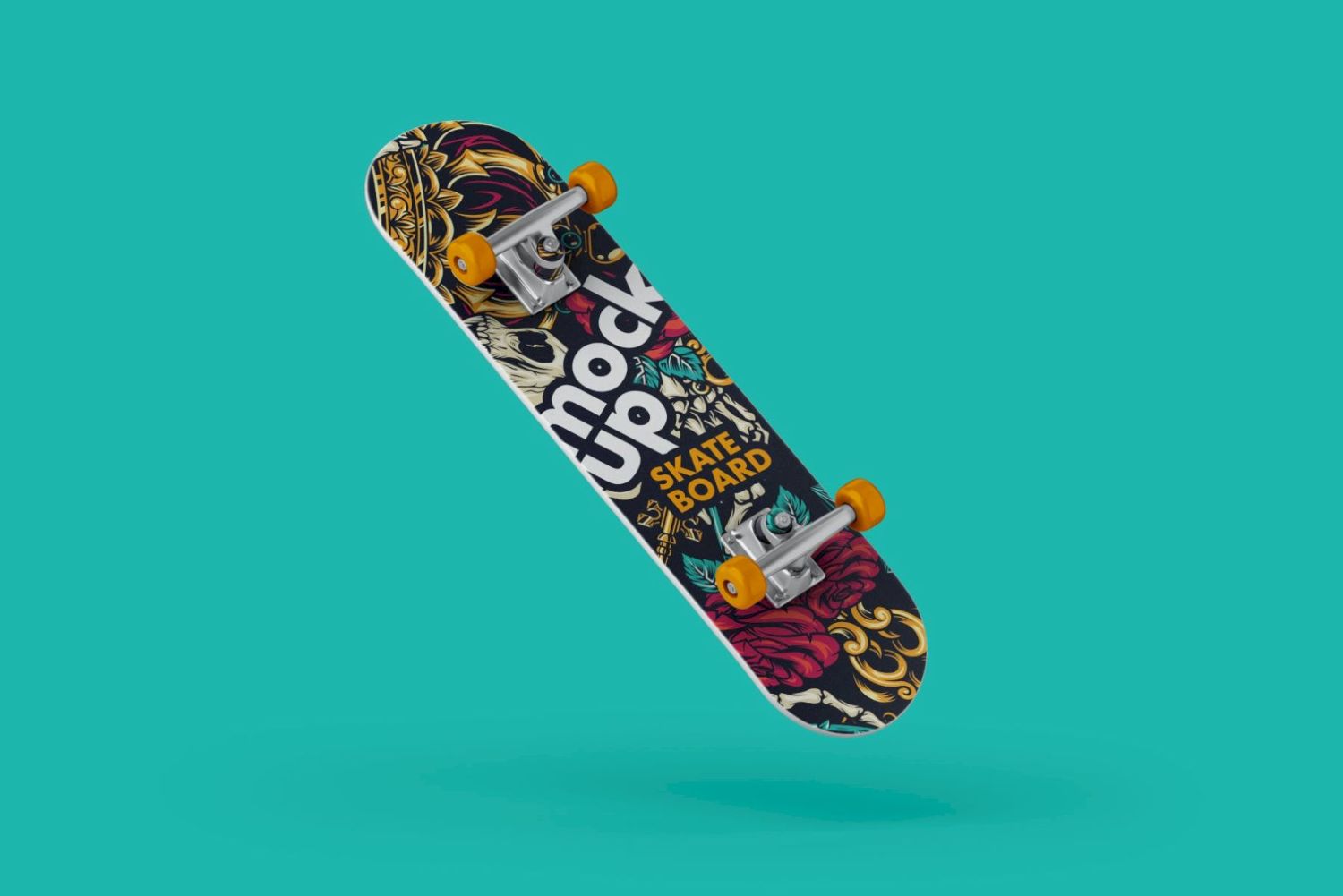 滑板样机套装 Skateboard Mockup Set插图6