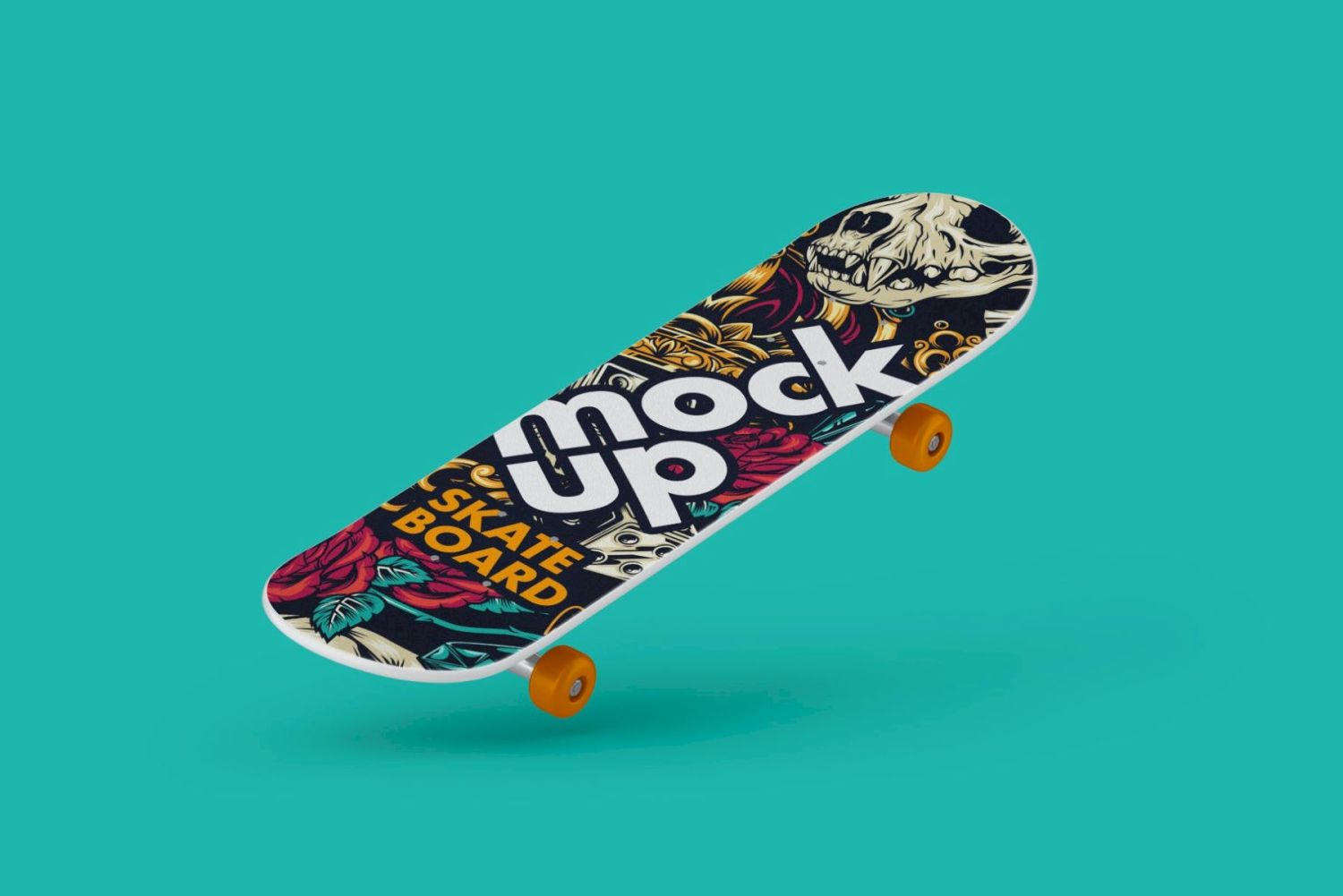滑板样机套装 Skateboard Mockup Set插图7