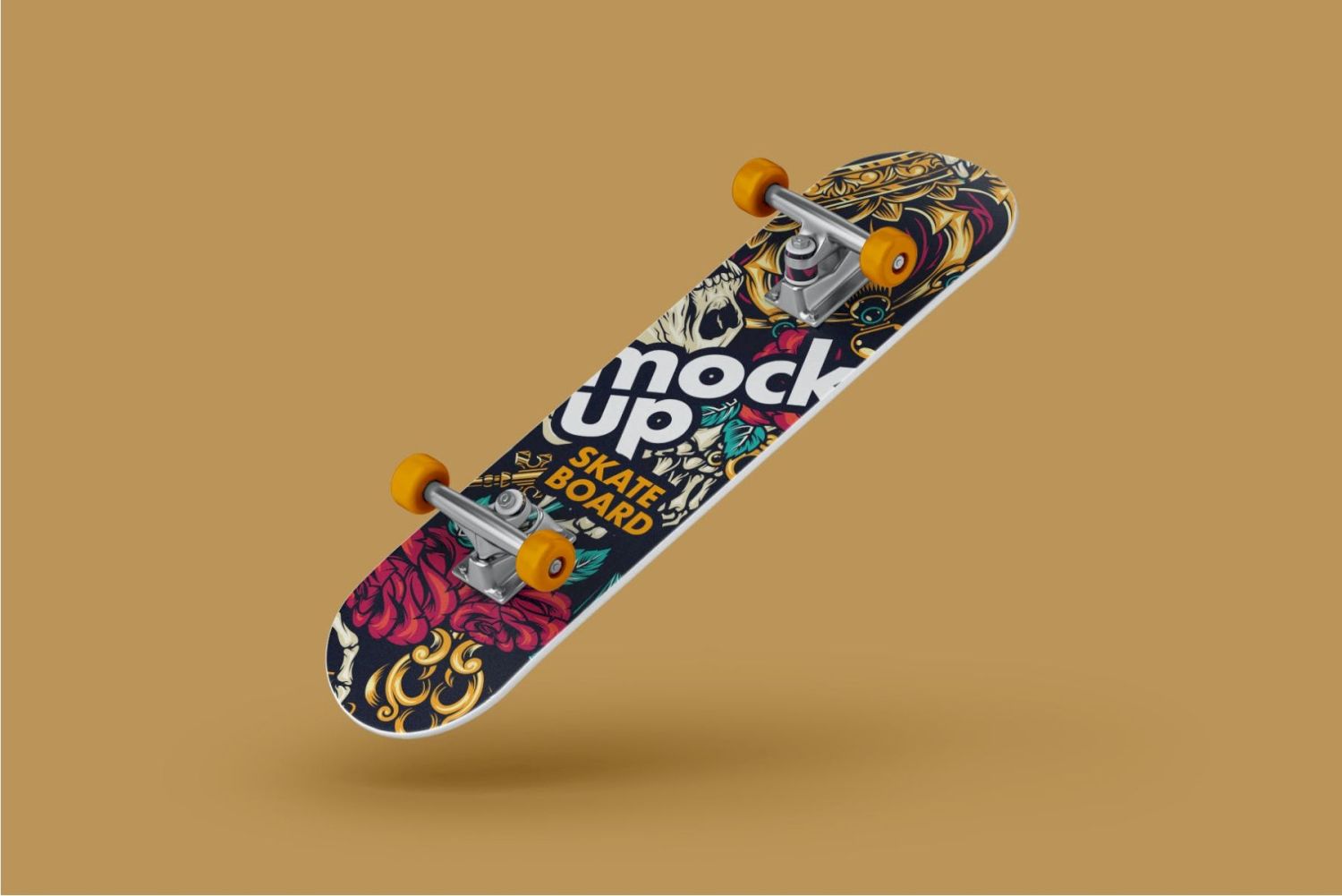 滑板样机套装 Skateboard Mockup Set插图9