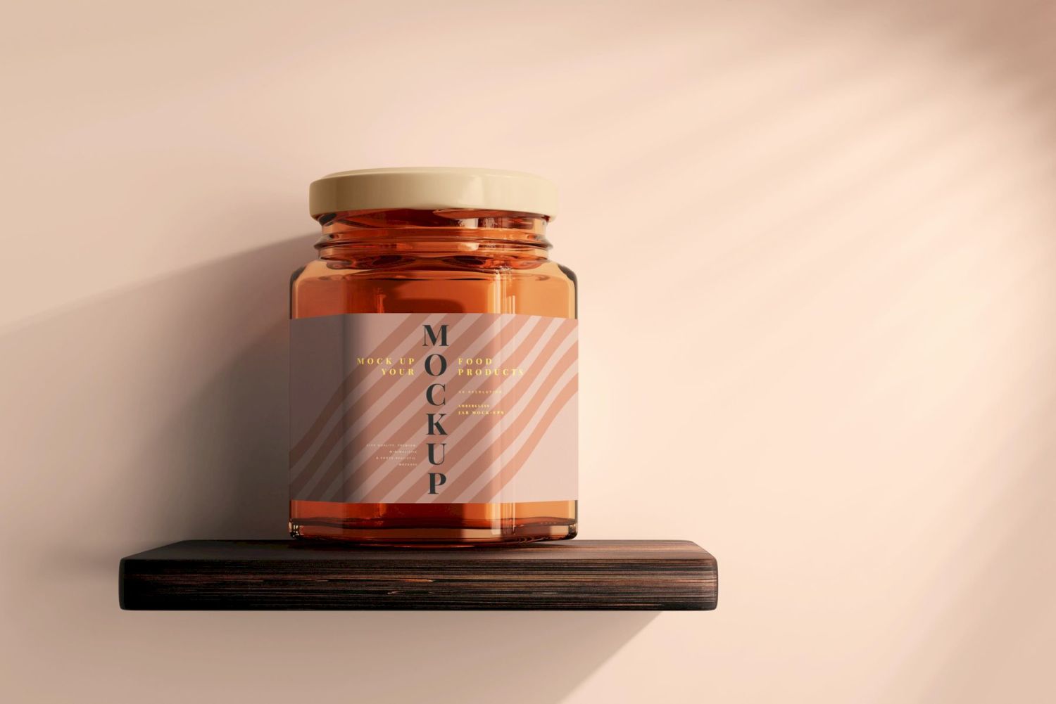 琥珀罐样机集合 Amber Jars Mockup Collection插图9