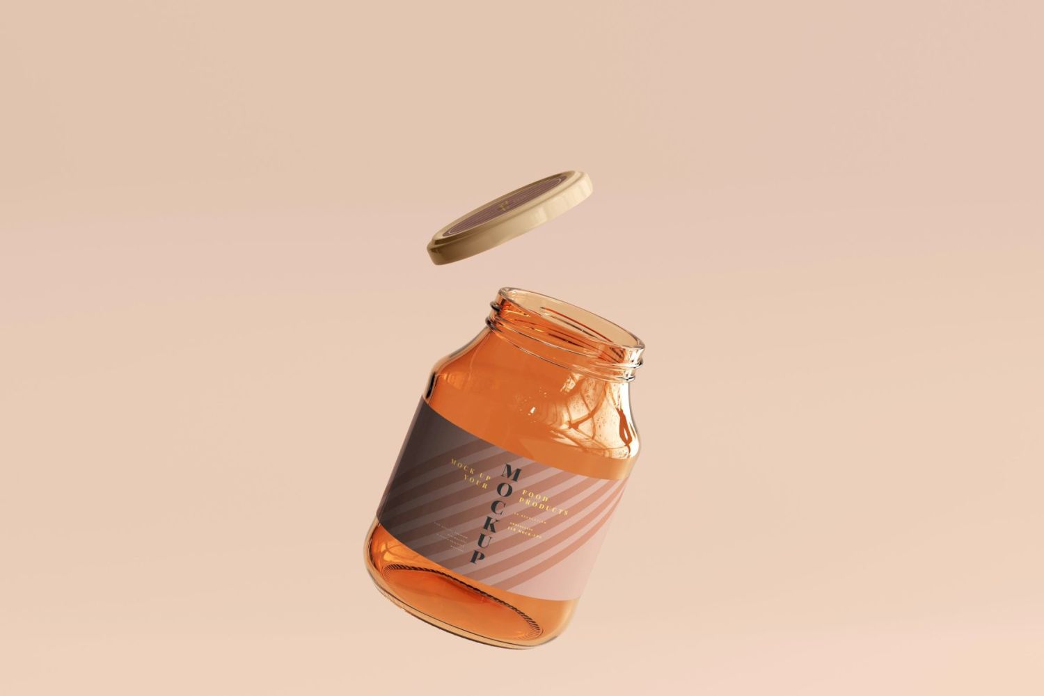 琥珀罐样机集合 Amber Jars Mockup Collection插图31
