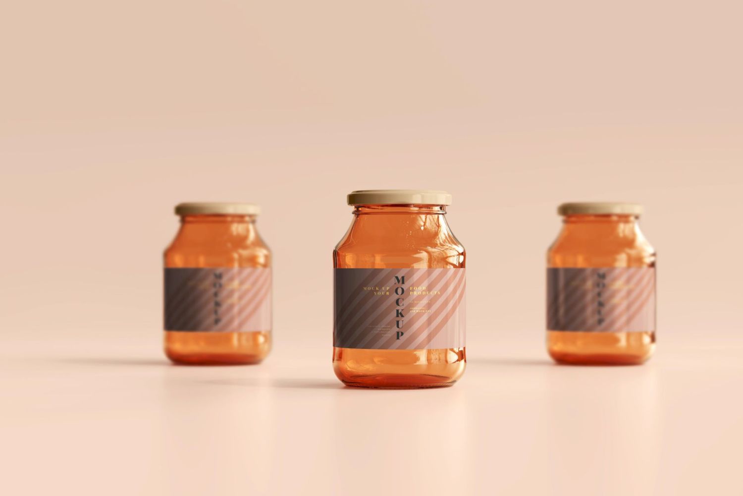 琥珀罐样机集合 Amber Jars Mockup Collection插图33