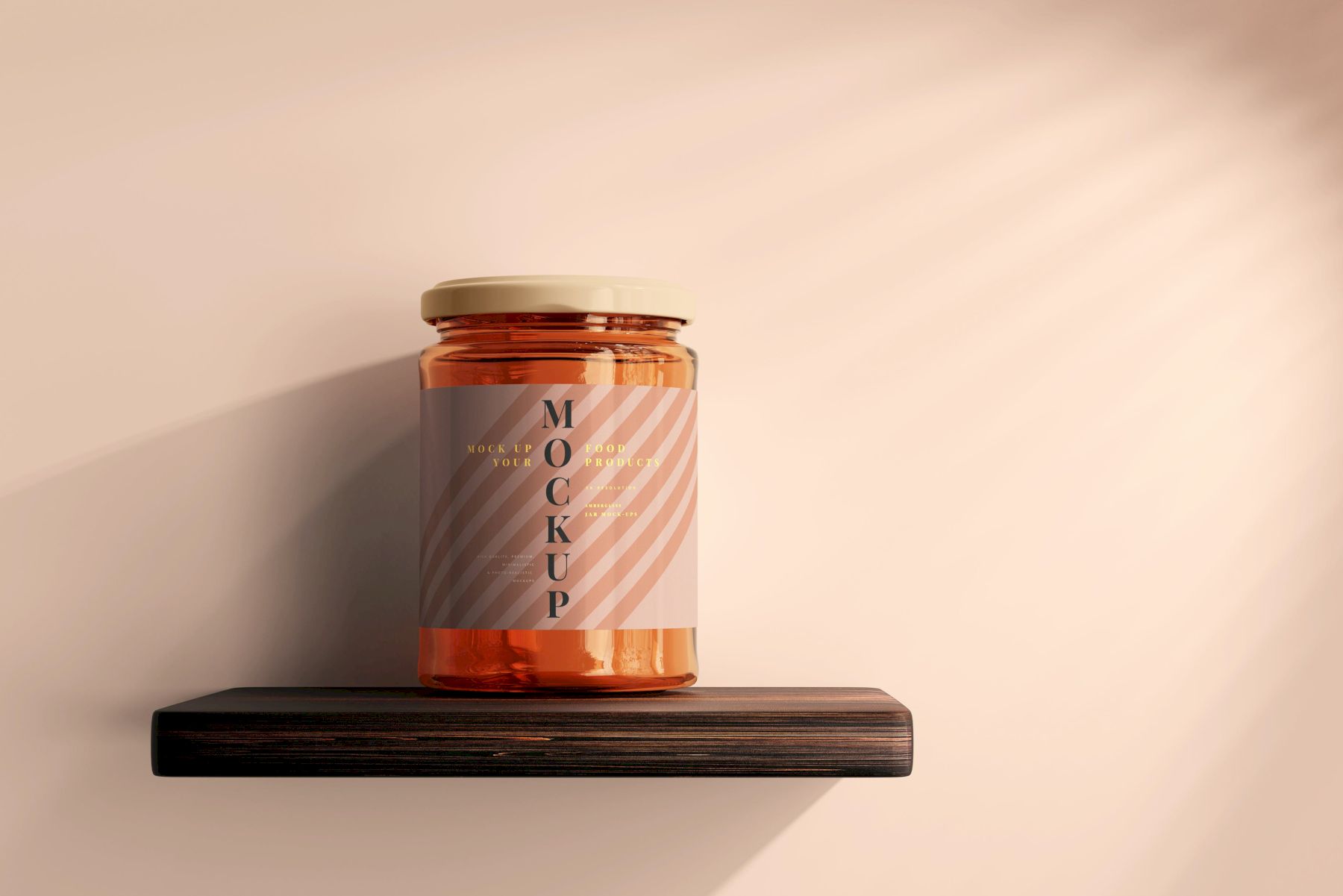 琥珀罐样机集合 Amber Jars Mockup Collection插图90