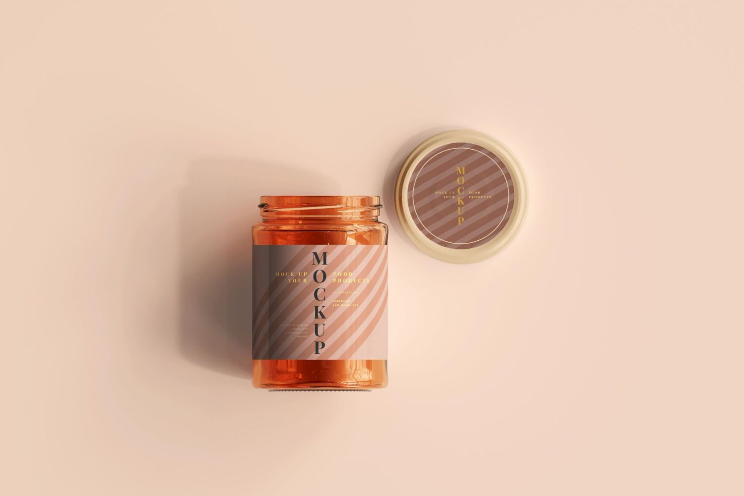 琥珀罐样机集合 Amber Jars Mockup Collection插图92