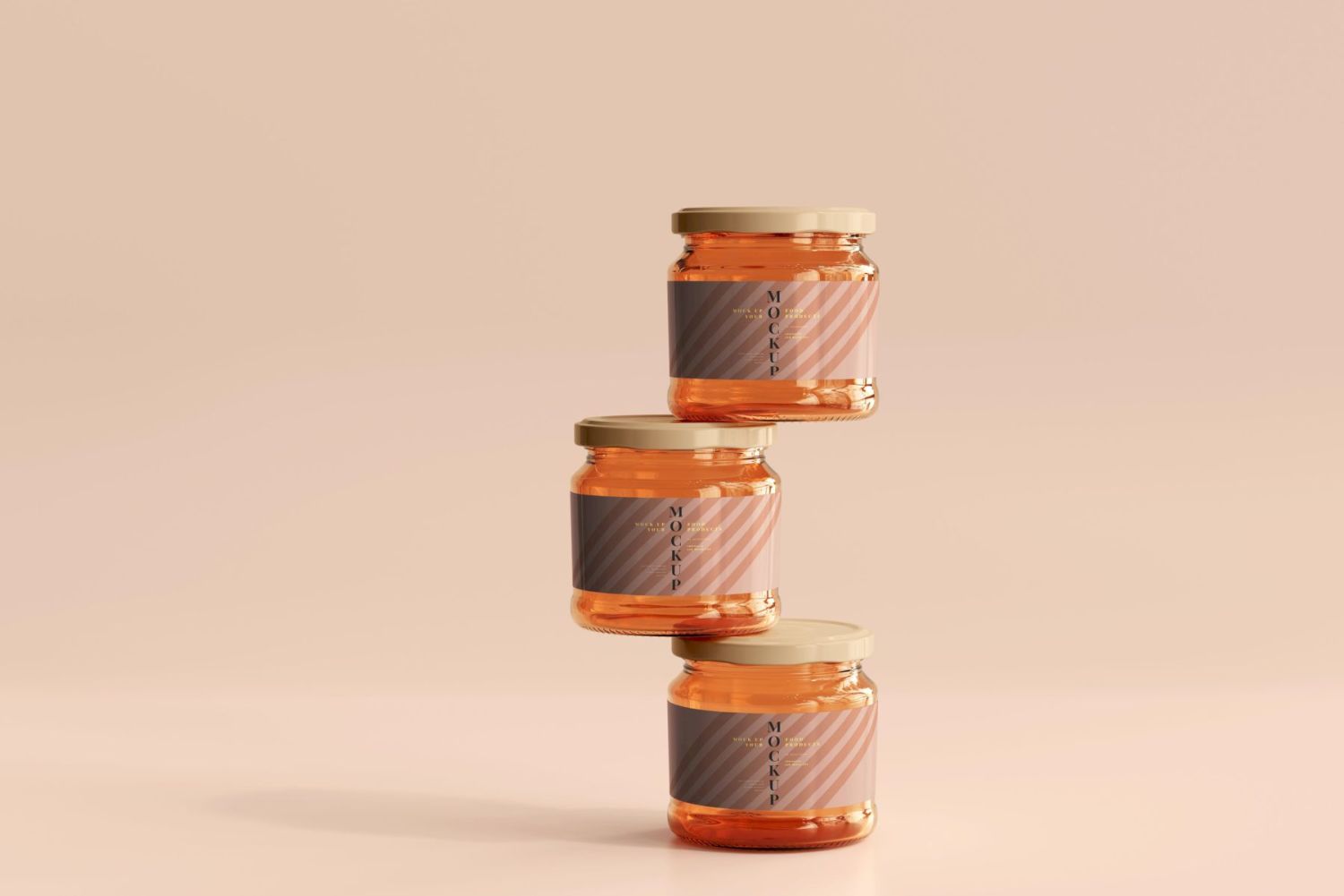 琥珀罐样机集合 Amber Jars Mockup Collection插图103