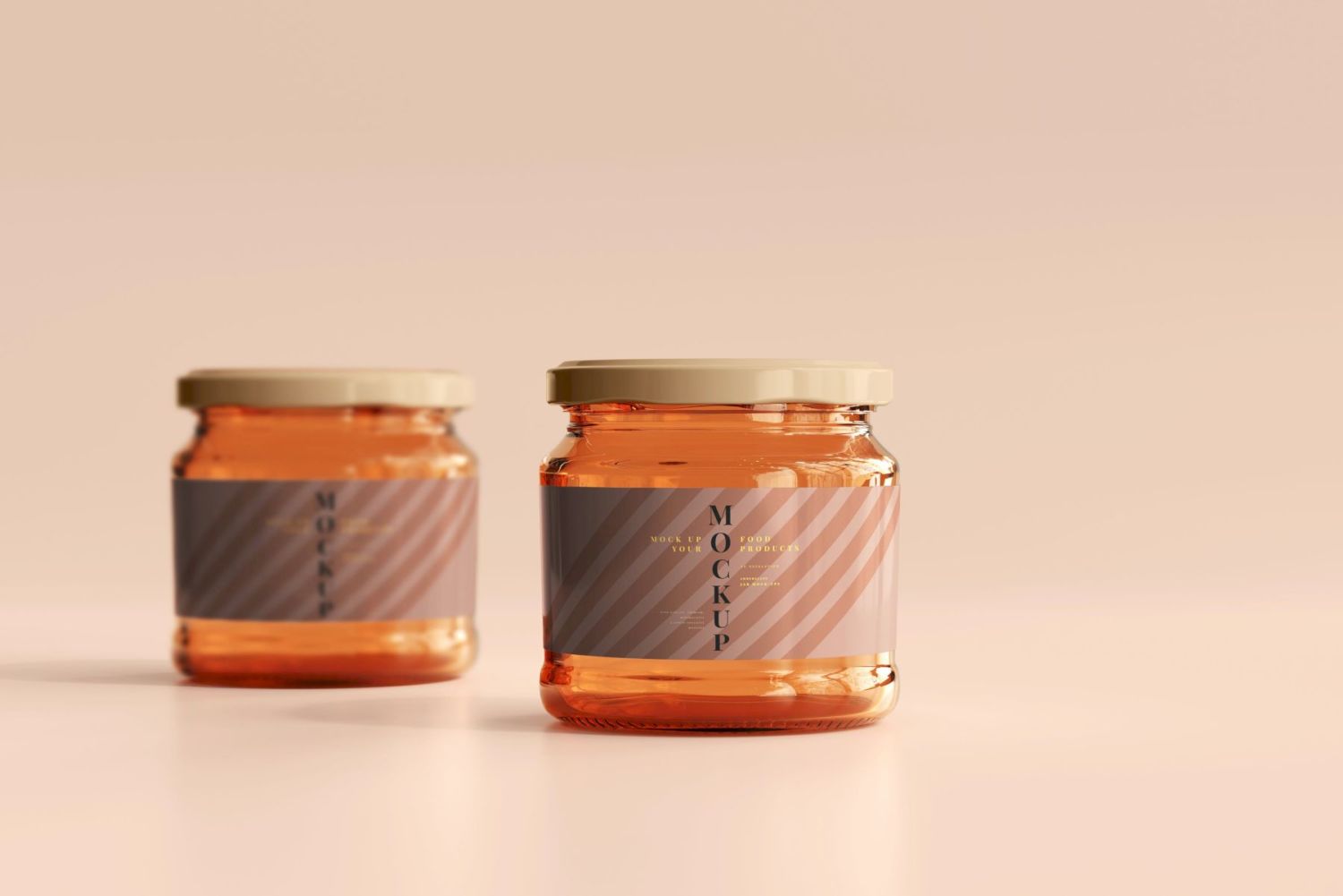 琥珀罐样机集合 Amber Jars Mockup Collection插图108