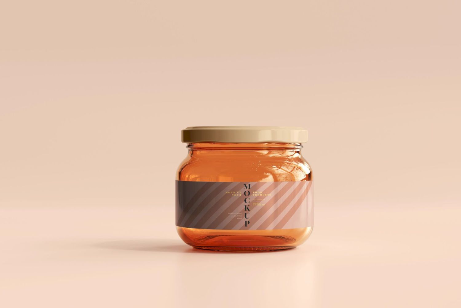 琥珀罐样机集合 Amber Jars Mockup Collection插图115