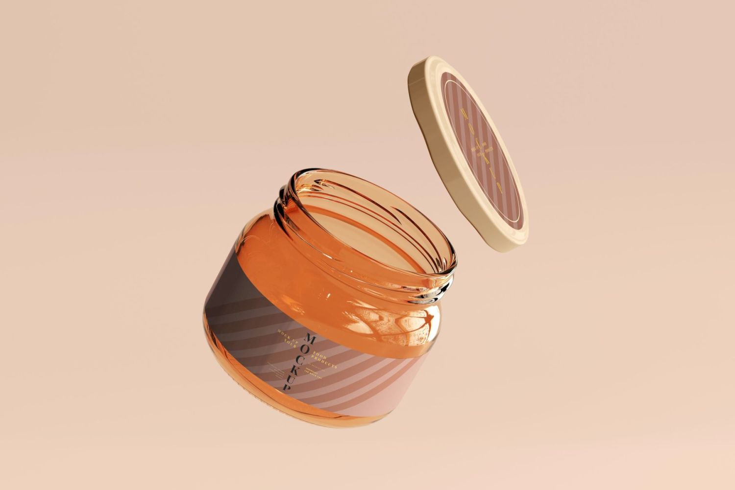 琥珀罐样机集合 Amber Jars Mockup Collection插图121