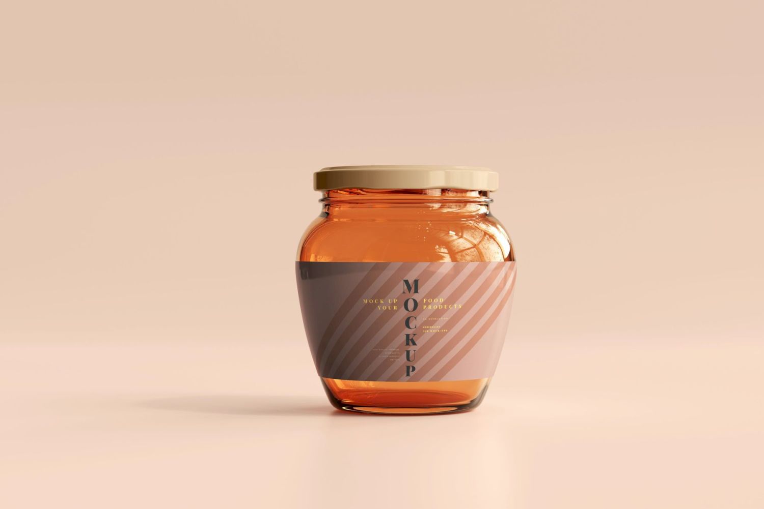 琥珀罐样机集合 Amber Jars Mockup Collection插图137