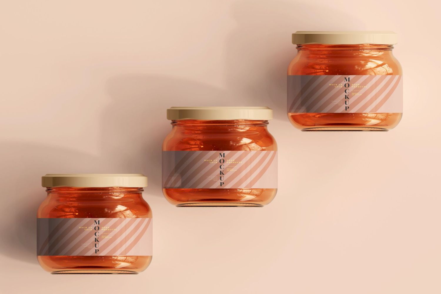 琥珀罐样机集合 Amber Jars Mockup Collection插图136