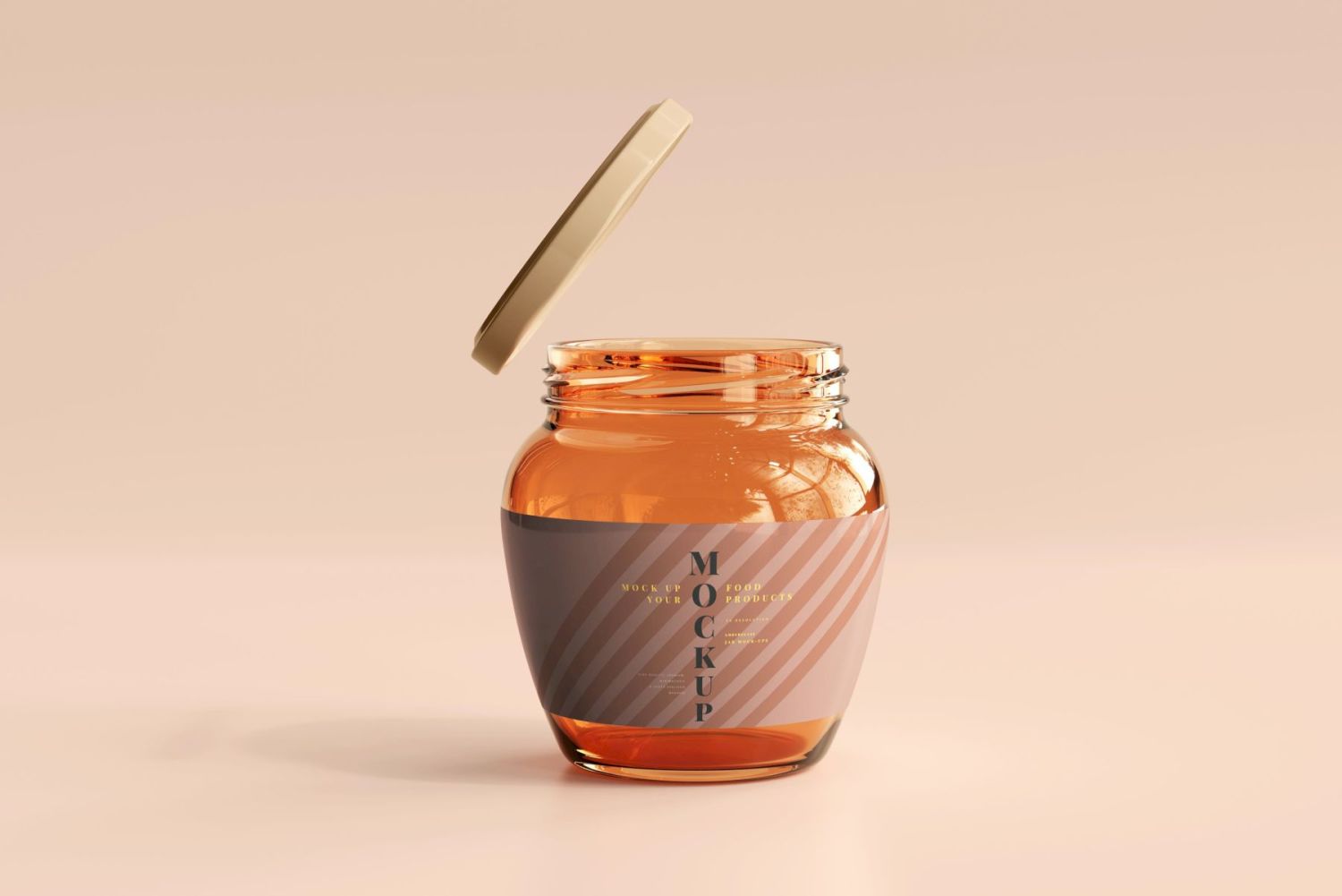 琥珀罐样机集合 Amber Jars Mockup Collection插图141