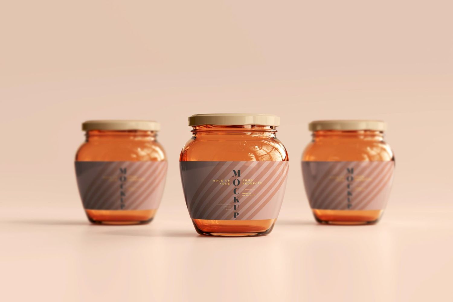 琥珀罐样机集合 Amber Jars Mockup Collection插图150