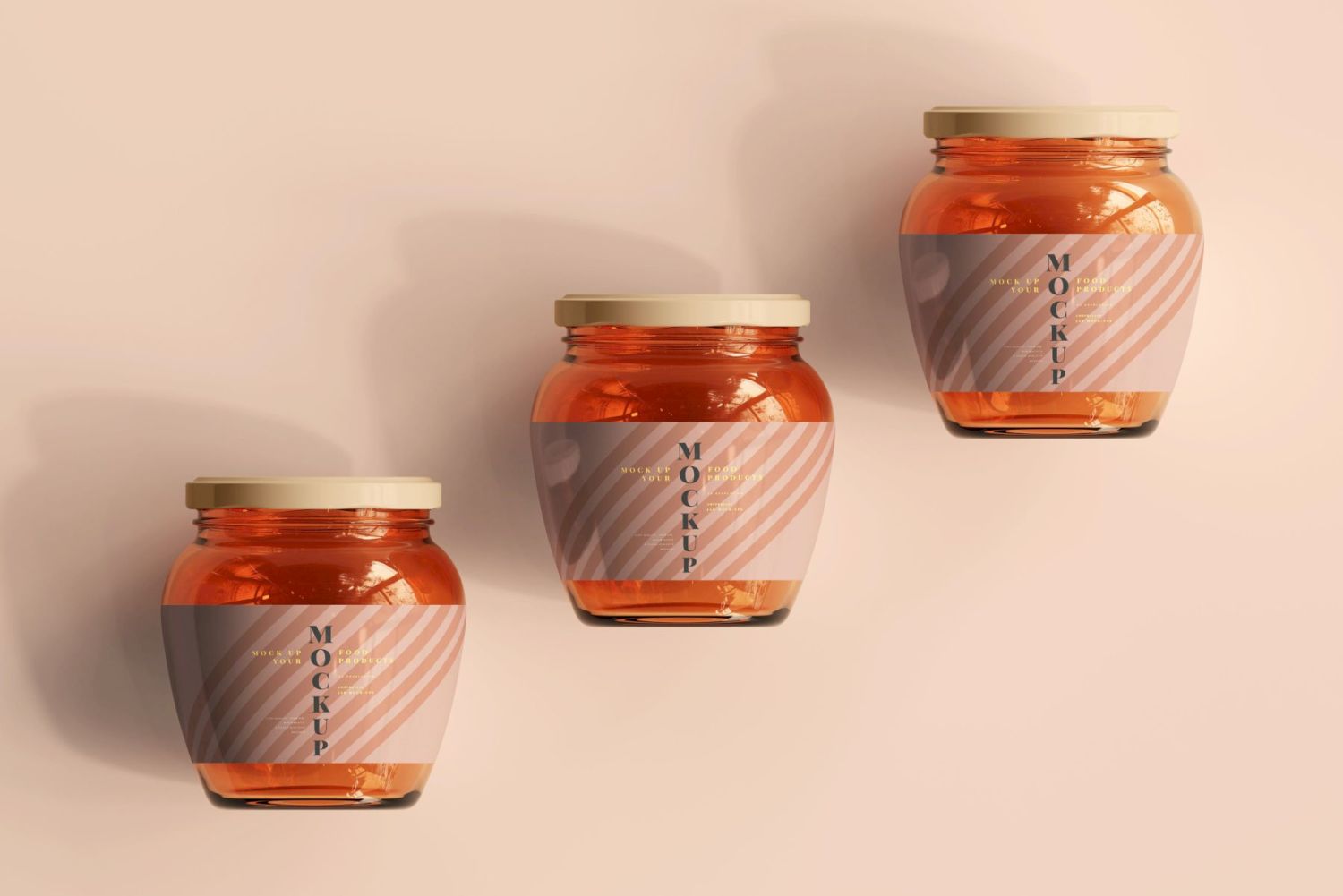 琥珀罐样机集合 Amber Jars Mockup Collection插图153