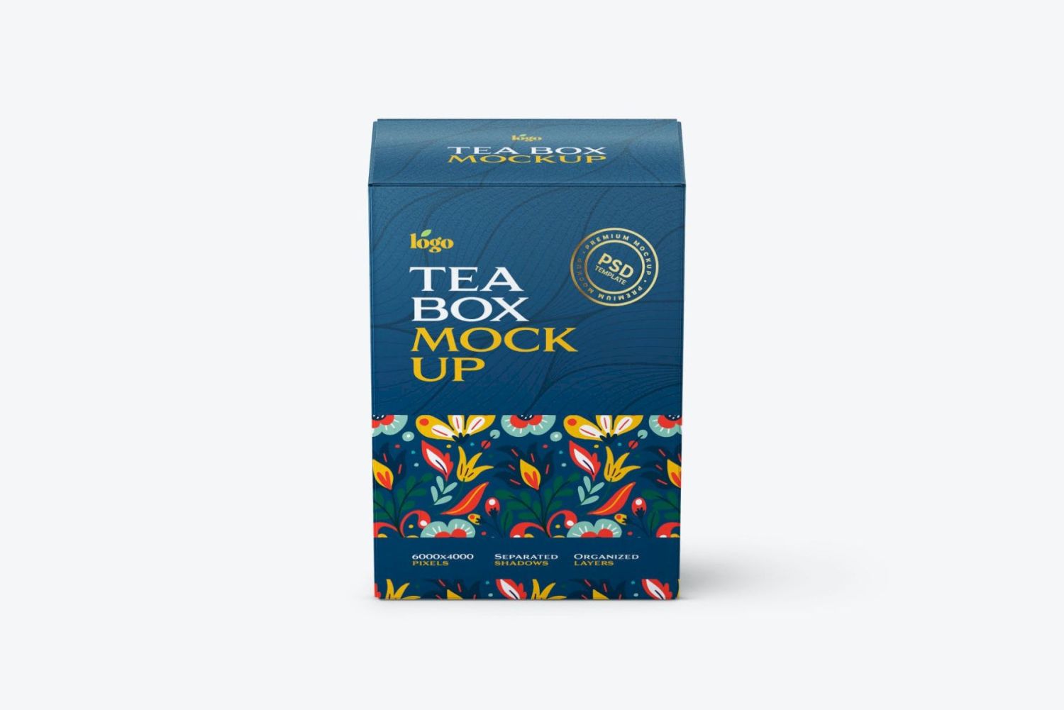 茶盒包装样机套装 Tea Box Packaging Mockup Set插图4